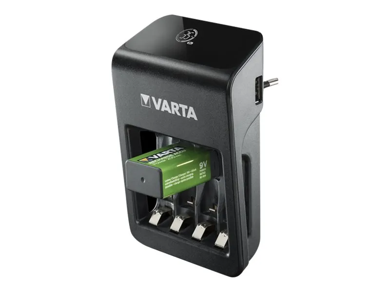 Varta Ladegerät LCD Plug Charger+ inkl. 4x AA 2100mAh
