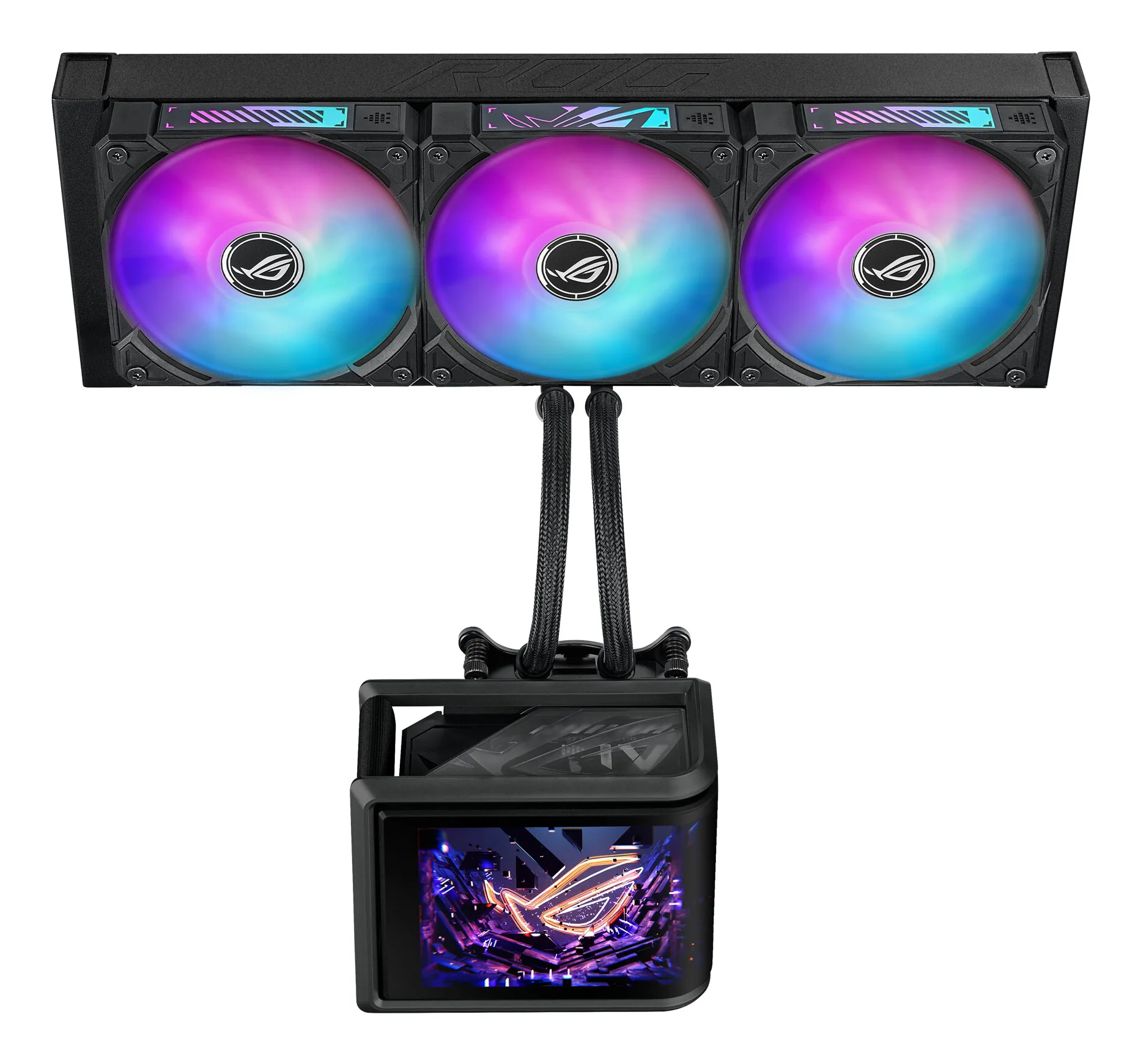 ASUS ROG Ryuo IV SLC 360 ARGB Prozessor All-in-One-Flüssigkeitskühler 12 cm Schwarz – Bild 5