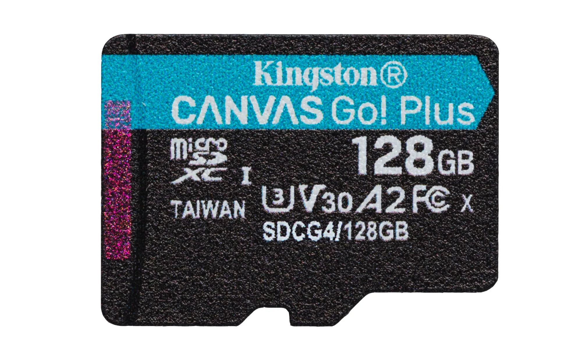 Kingston Technology 128GB microSDXC Canvas Go Plus Gen4 200R A2 U3 Einzelpaket ohne ADP – Bild 1