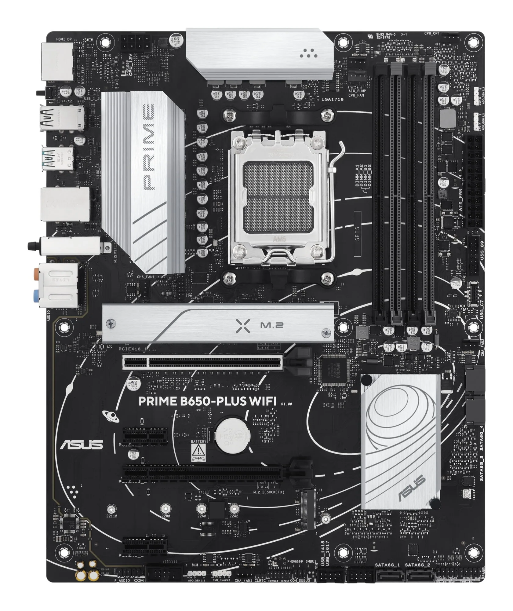 ASUS PRIME B650-PLUS WIFI AMD B650 Sockel AM5 ATX – Bild 2