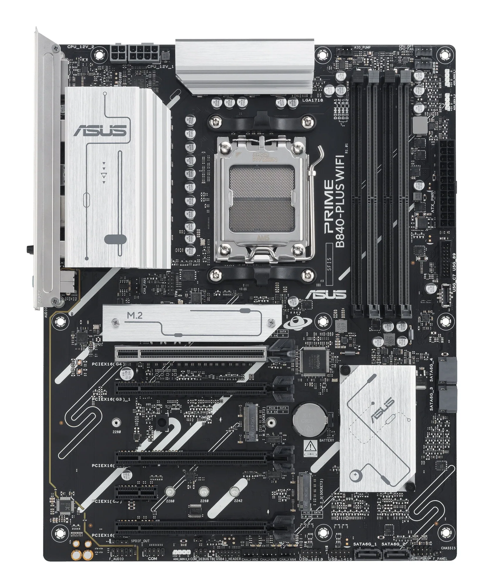 ASUS PRIME B840-PLUS WIFI AMD B840 Sockel AM5 ATX – Bild 2