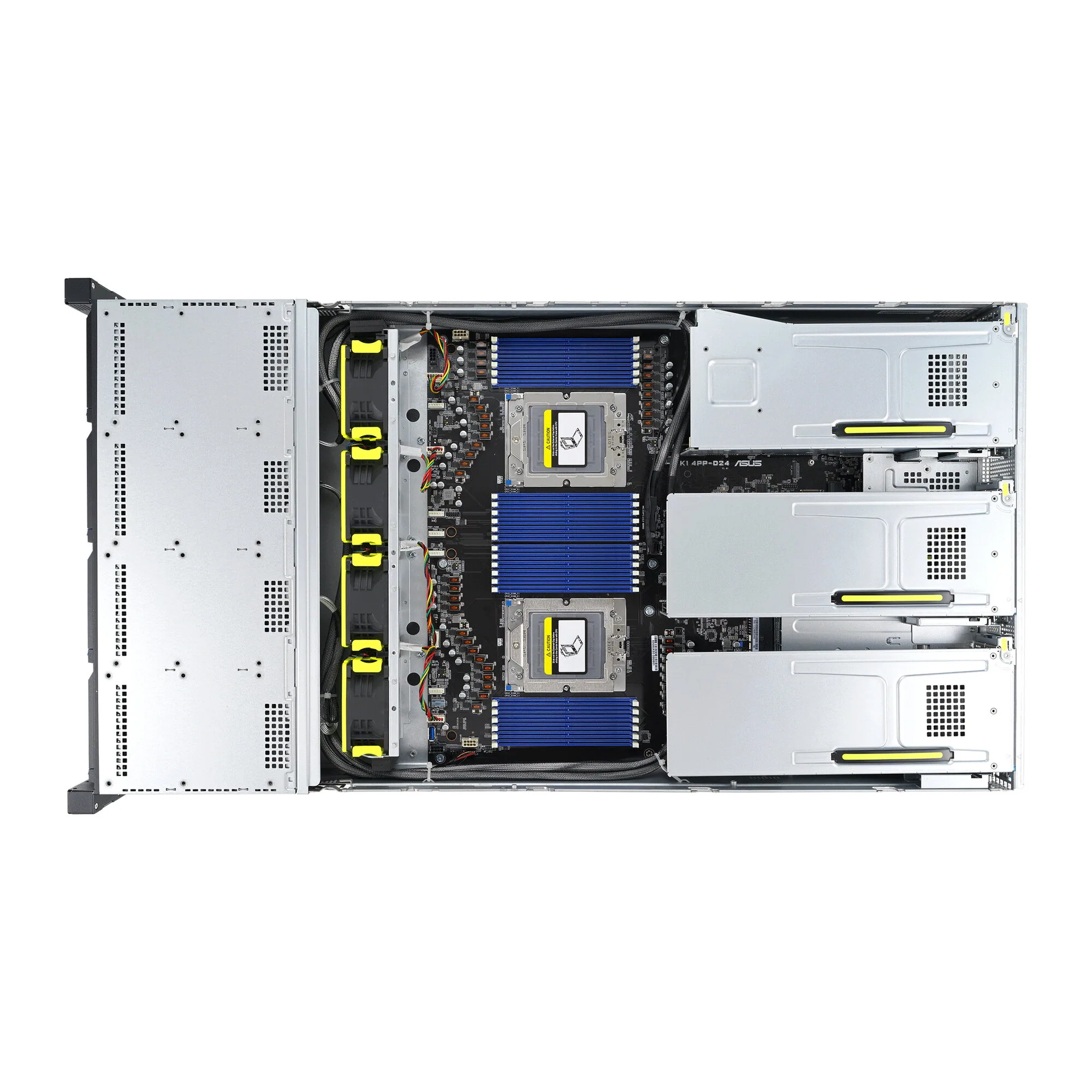 ASUS RS720A-E12-RS12 Socket SP5 Rack (2U) Schwarz, Stahl – Bild 5