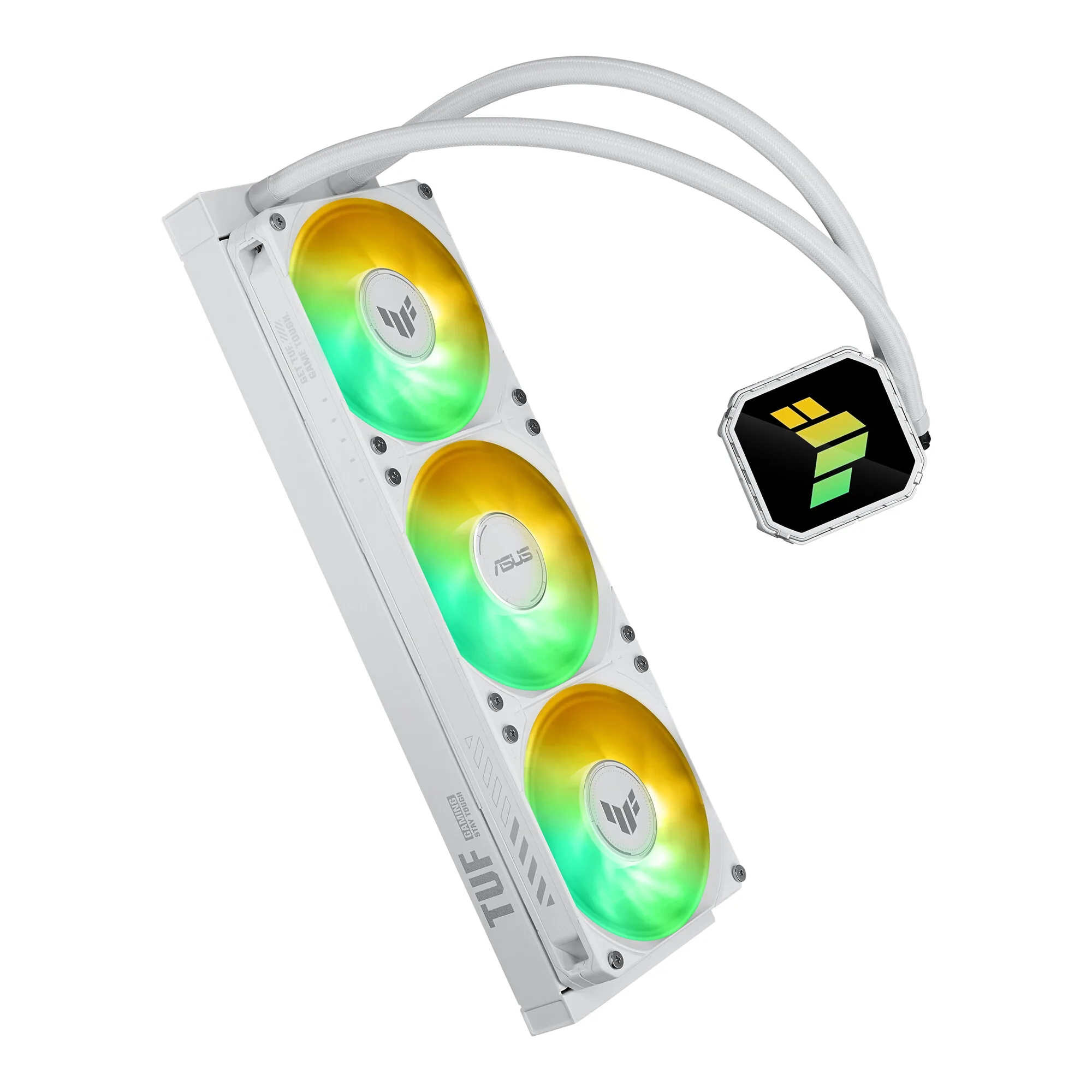 ASUS TUF Gaming LC III 360 ARGB White Edition Computergehäuse All-in-One-Flüssigkeitskühler 12 cm Weiß – Bild 1