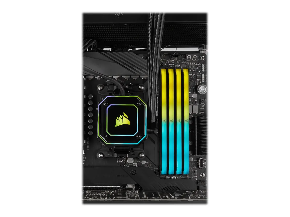 Corsair VENGEANCE RGB DDR4-3200 CL16 16 GB Kit (2x 8 GB) (CMG16GX4M2E3200C16)