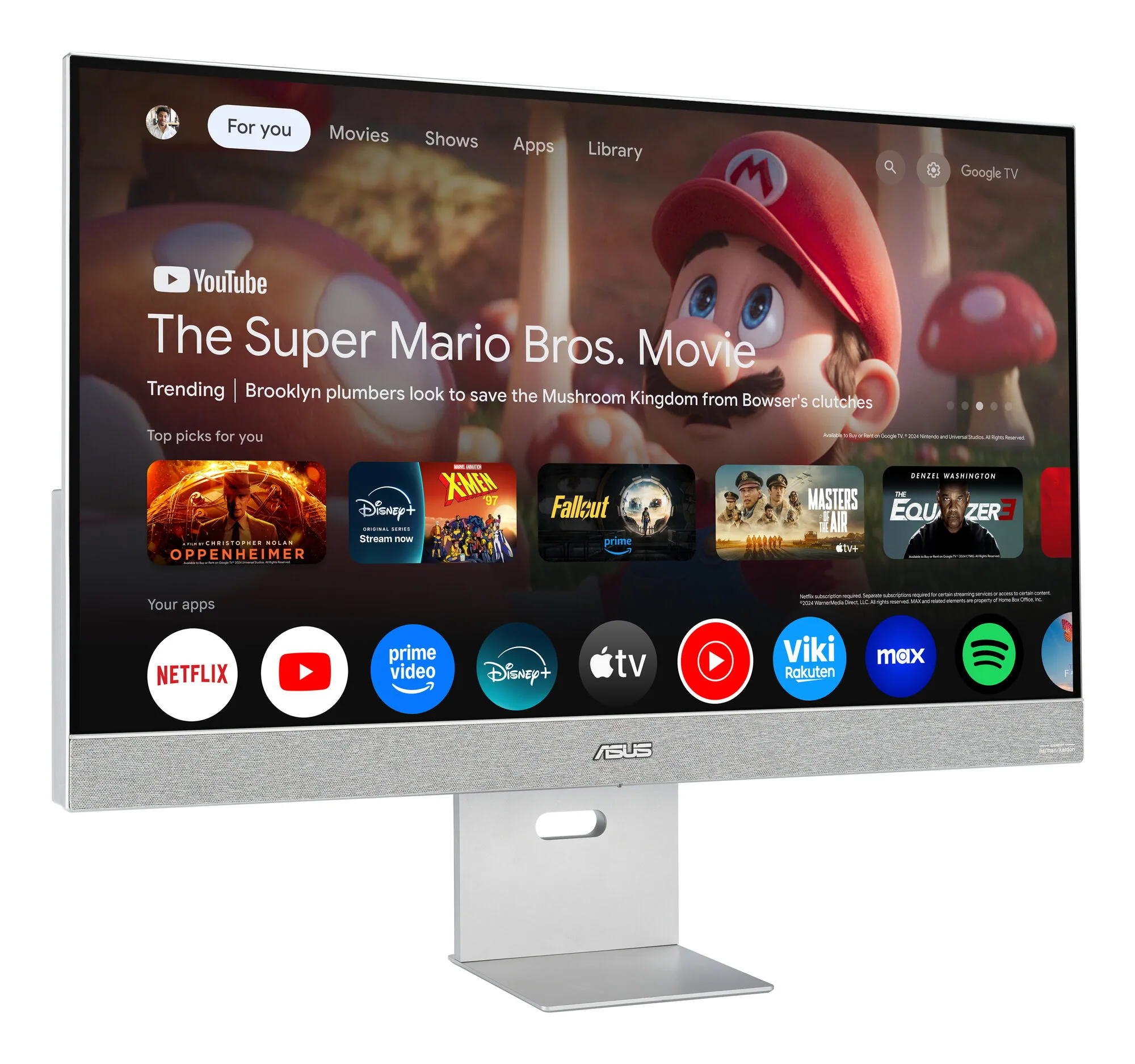 ASUS ZenScreen MS32UC Computerbildschirm 80 cm (31.5") 3840 x 2160 Pixel 4K Ultra HD LED Grau, Weiß – Bild 2