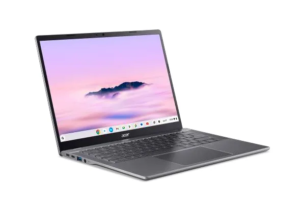 Acer Chromebook Plus 514 CBE594-2T-TCO-35P7 Intel Core 3 100U 35,6 cm (14") Touchscreen WUXGA 8 GB LPDDR5x-SDRAM 256 GB SSD Wi-Fi 7 (802.11be) ChromeOS Grau – Bild 1