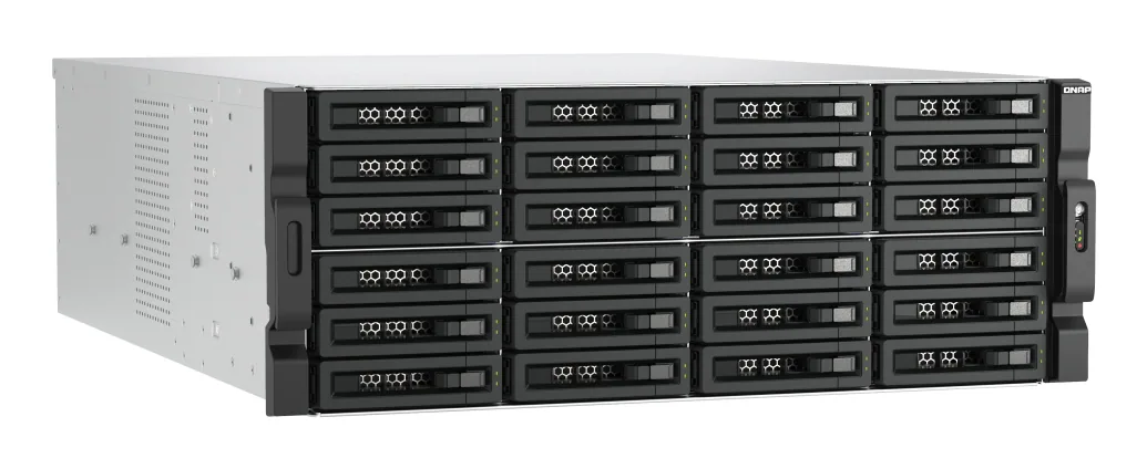 QNAP TL-R2400PES-RP Speicherlaufwerksgehäuse HDD / SSD-Gehäuse Schwarz, Grau 2.5/3.5" – Bild 2