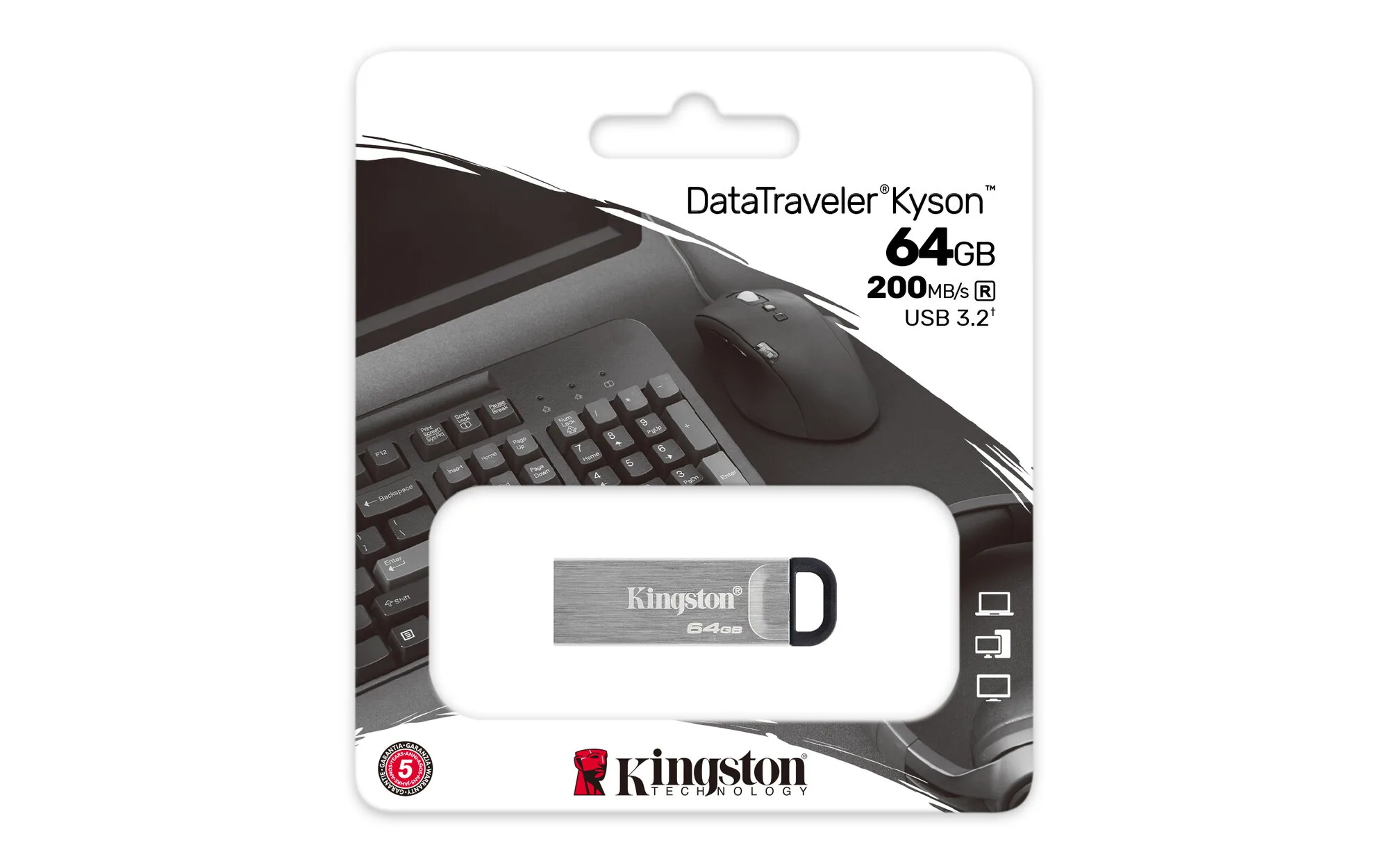 Kingston Technology DataTraveler 64GB Kyson USB-Stick – Bild 4