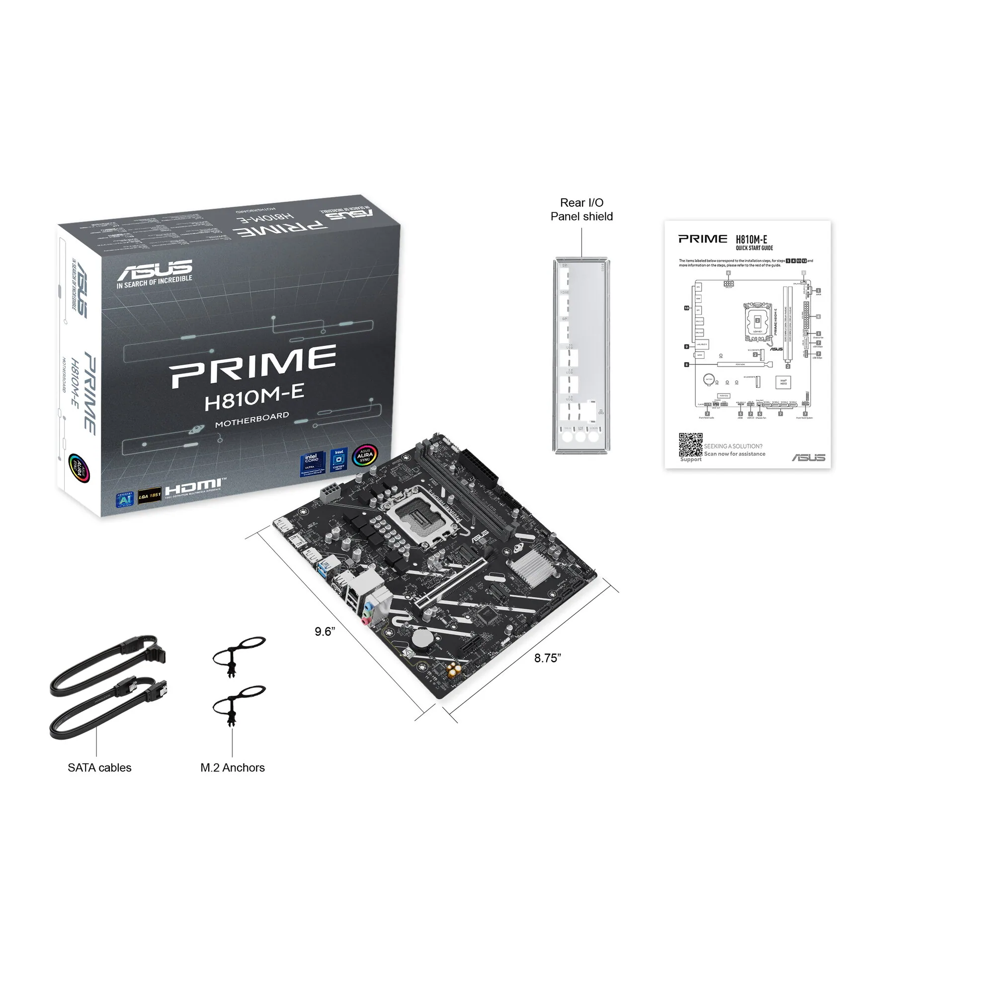ASUS PRIME H810M-E-CSM Intel H810 LGA 1851 (Socket V1) micro ATX – Bild 4
