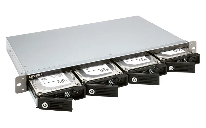 QNAP TR-004U Speicherlaufwerksgehäuse HDD / SSD-Gehäuse Schwarz, Grau 2.5/3.5" – Bild 4