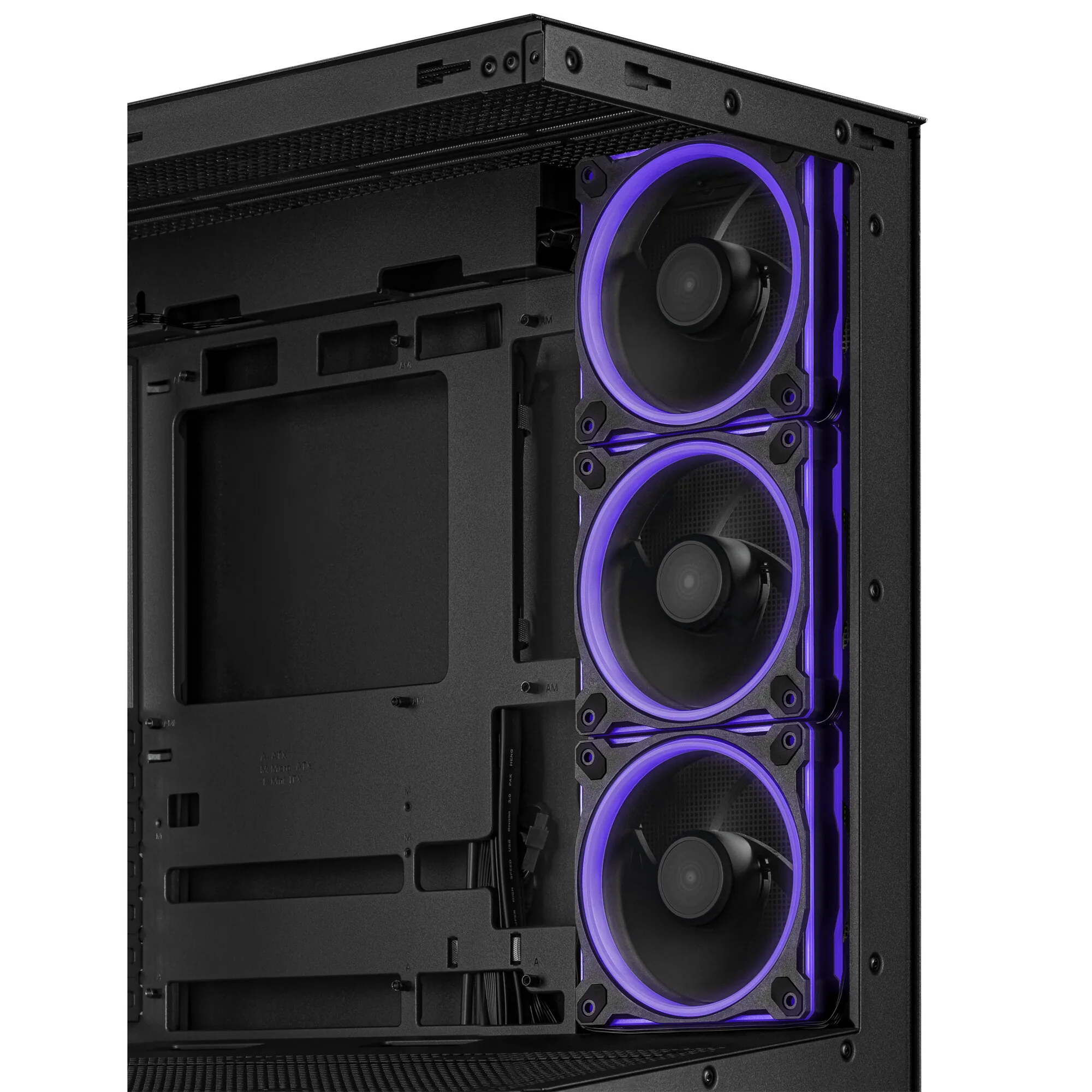 ASUS A31 Plus TG ARGB BLACK Midi Tower Schwarz – Bild 5