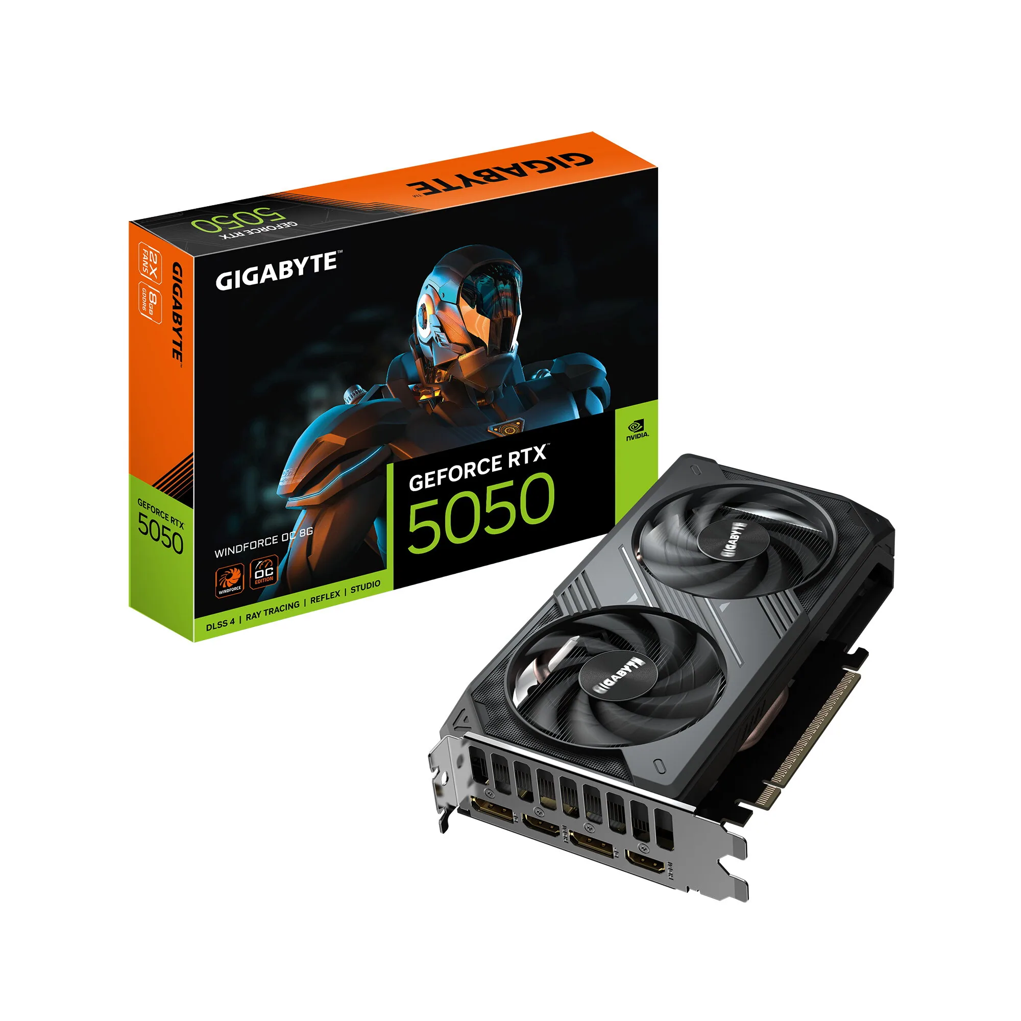 GIGABYTE GeForce RTX 5050 WINDFORCE OC 8G Grafikkarte – Bild 1