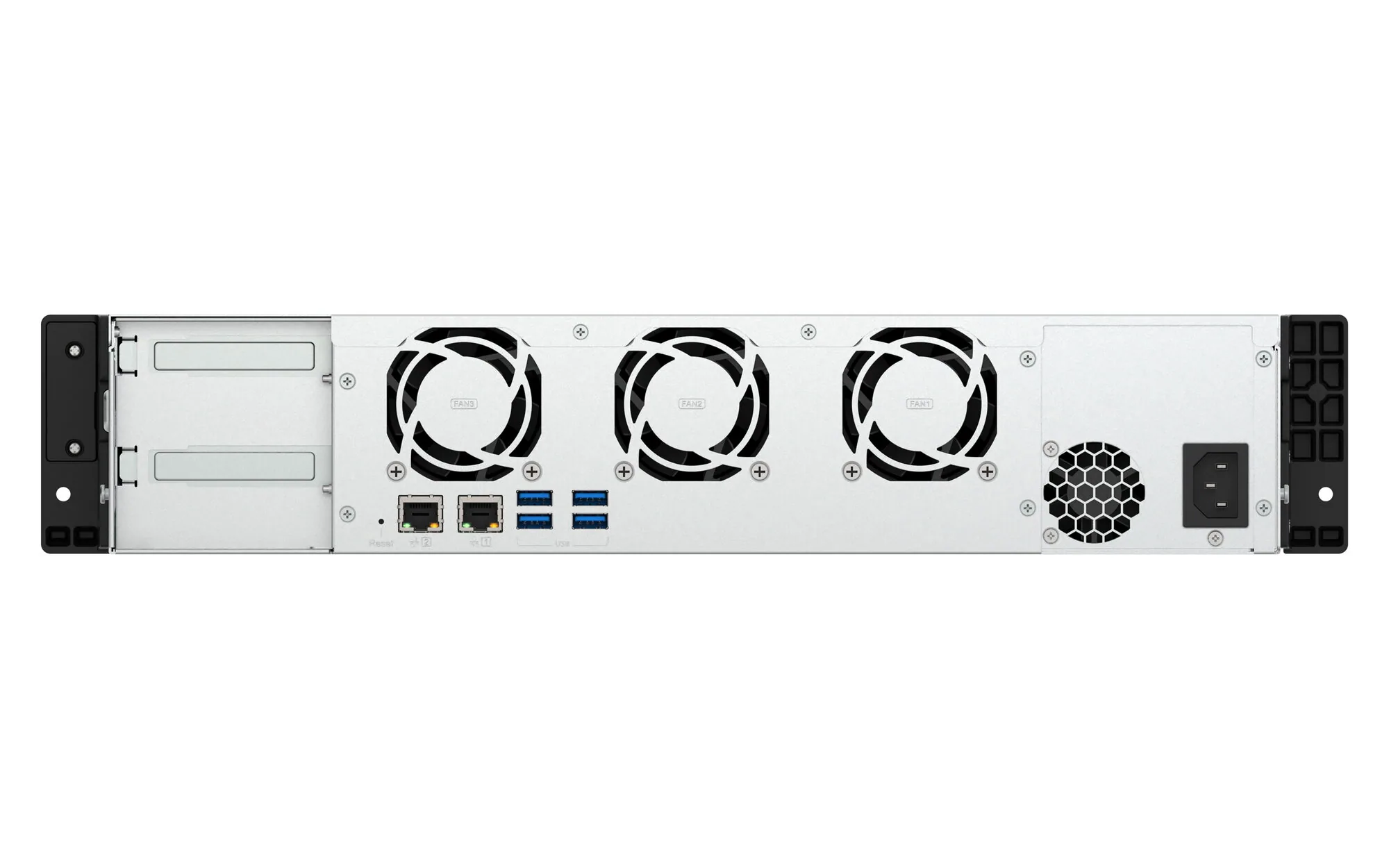 QNAP TS-855EU-8G NAS & Speicherserver Rack (2U) Intel Atom® C5125 8 GB DDR4 0 TB QuTS hero Schwarz – Bild 2