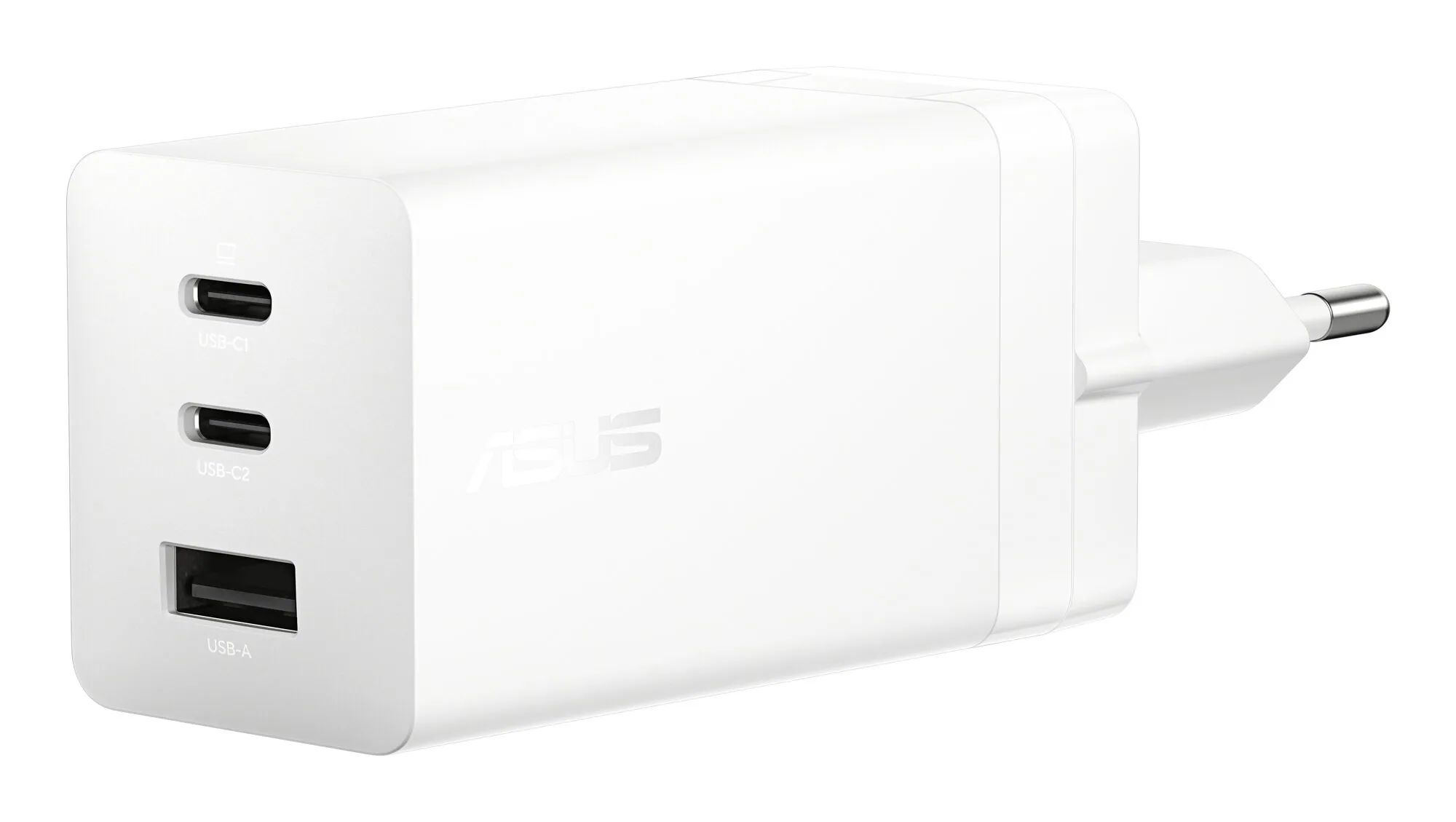 ASUS 100W USB-C GaN Charger Universal Weiß AC Schnellladung Drinnen – Bild 1
