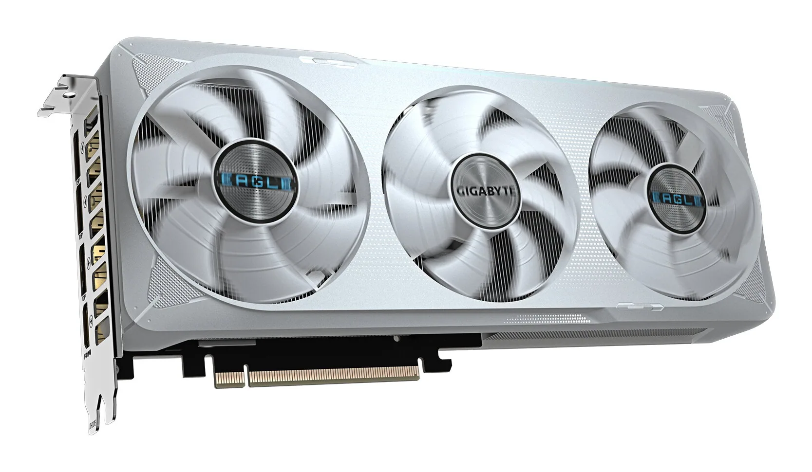 GIGABYTE GeForce RTX 5070 EAGLE OC ICE SFF 12G Grafikkarte - 12GB GDDR7, 192 Bit, PCI-E 5.0, 2587 MHz Core Clock, 3 x DP 2.1a, 1 x HDMI 2.1b, NVIDIA DLSS 4, GV-N5070EAGLEOC ICE-12GD – Bild 3
