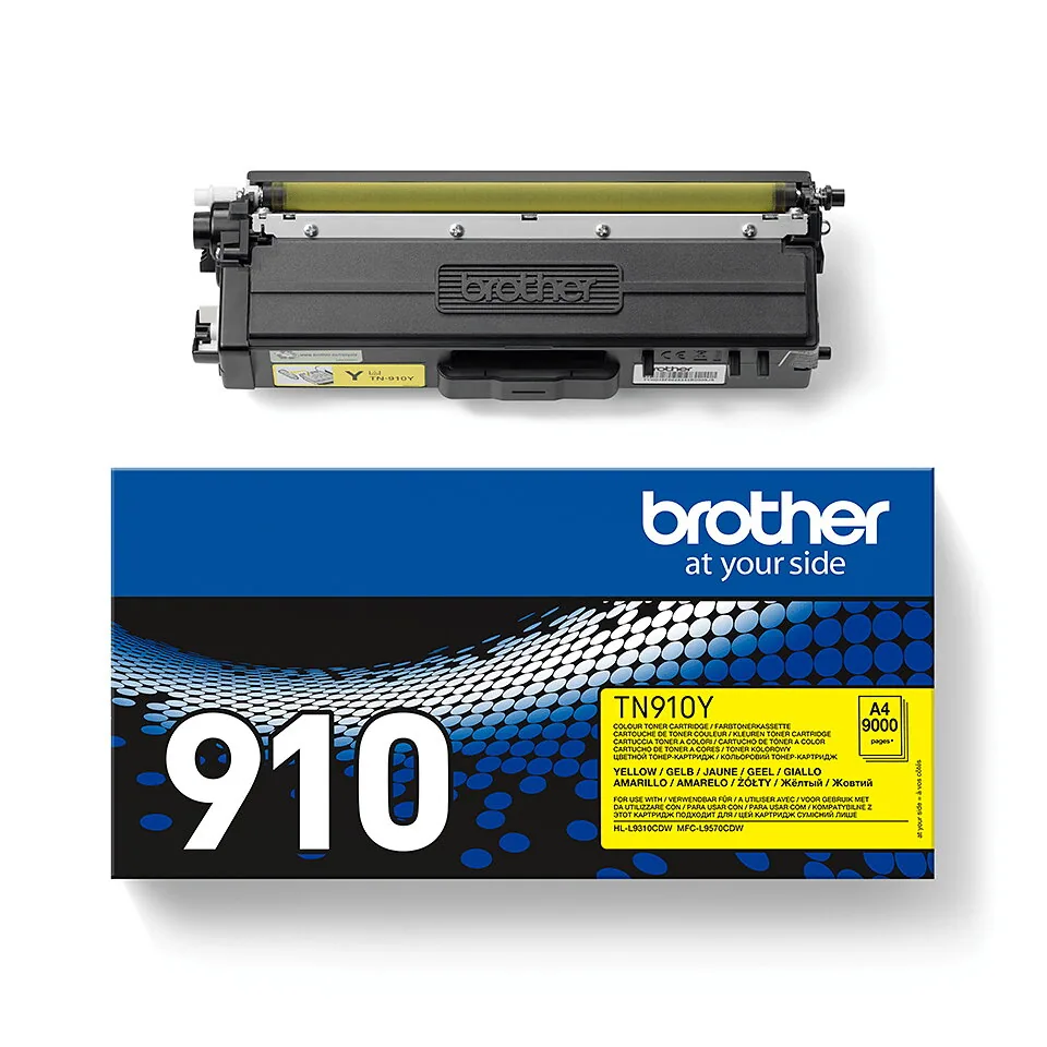 Brother TN-910Y Tonerkartusche 1 Stück(e) Original Gelb – Bild 2