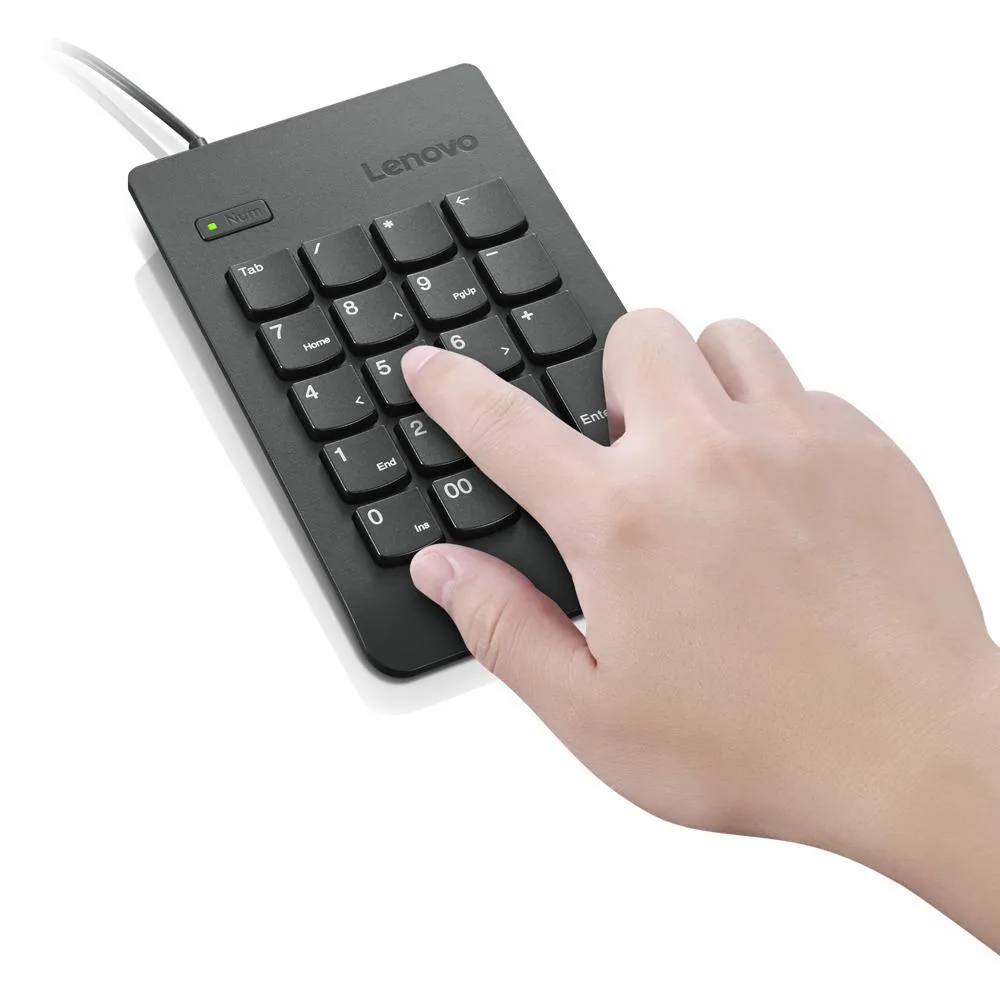 Lenovo KBD_BO Num Keypad 1 Numerische Tastatur Universal USB Schwarz – Bild 6