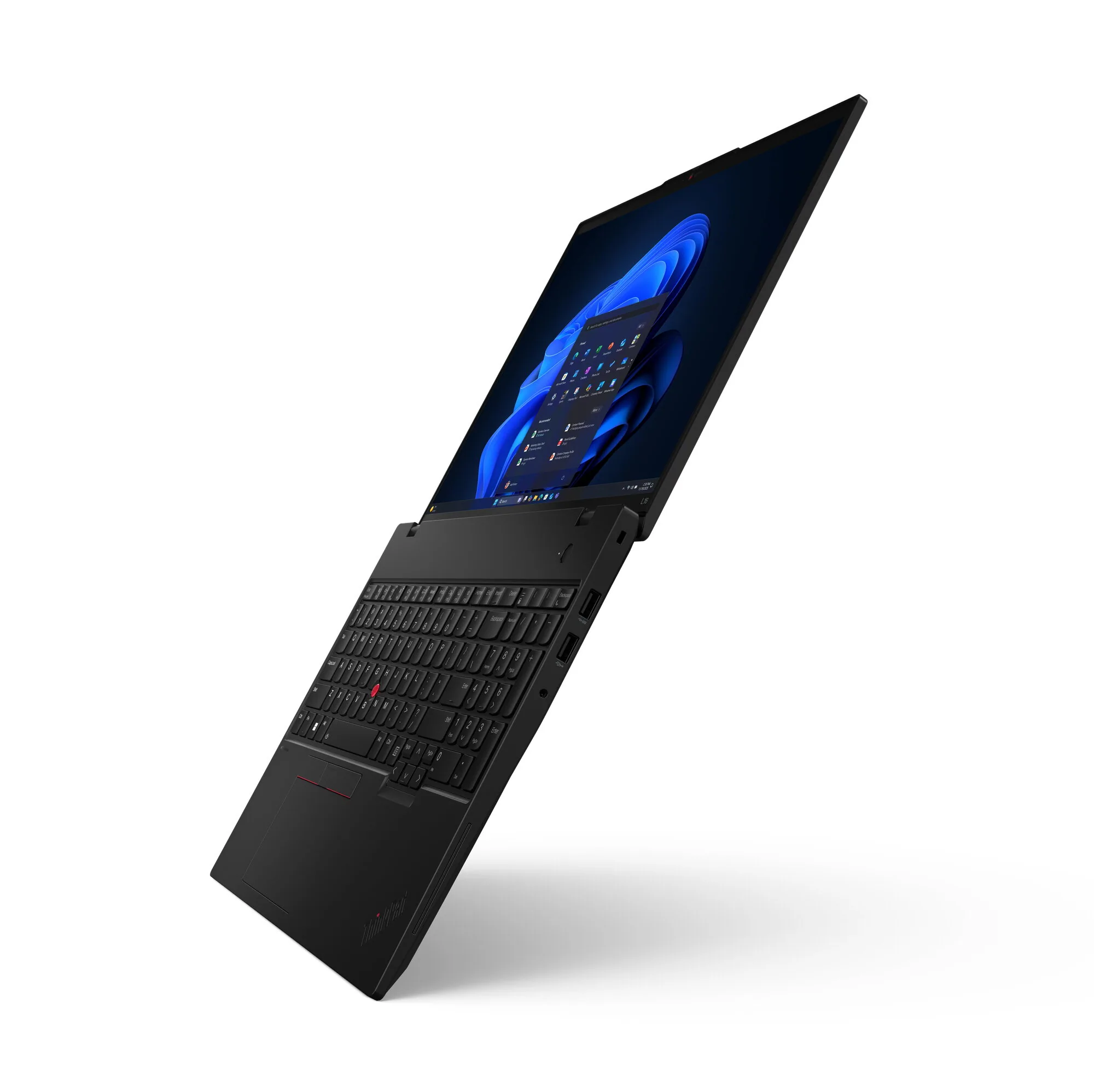 Lenovo ThinkPad L16 Gen 2 (Intel) Intel Core Ultra 5 225U Laptop 40,6 cm (16") WUXGA 32 GB DDR5-SDRAM 1 TB SSD Wi-Fi 6E (802.11ax) Windows 11 Pro Schwarz QWERTZ Deutsch – Bild 3