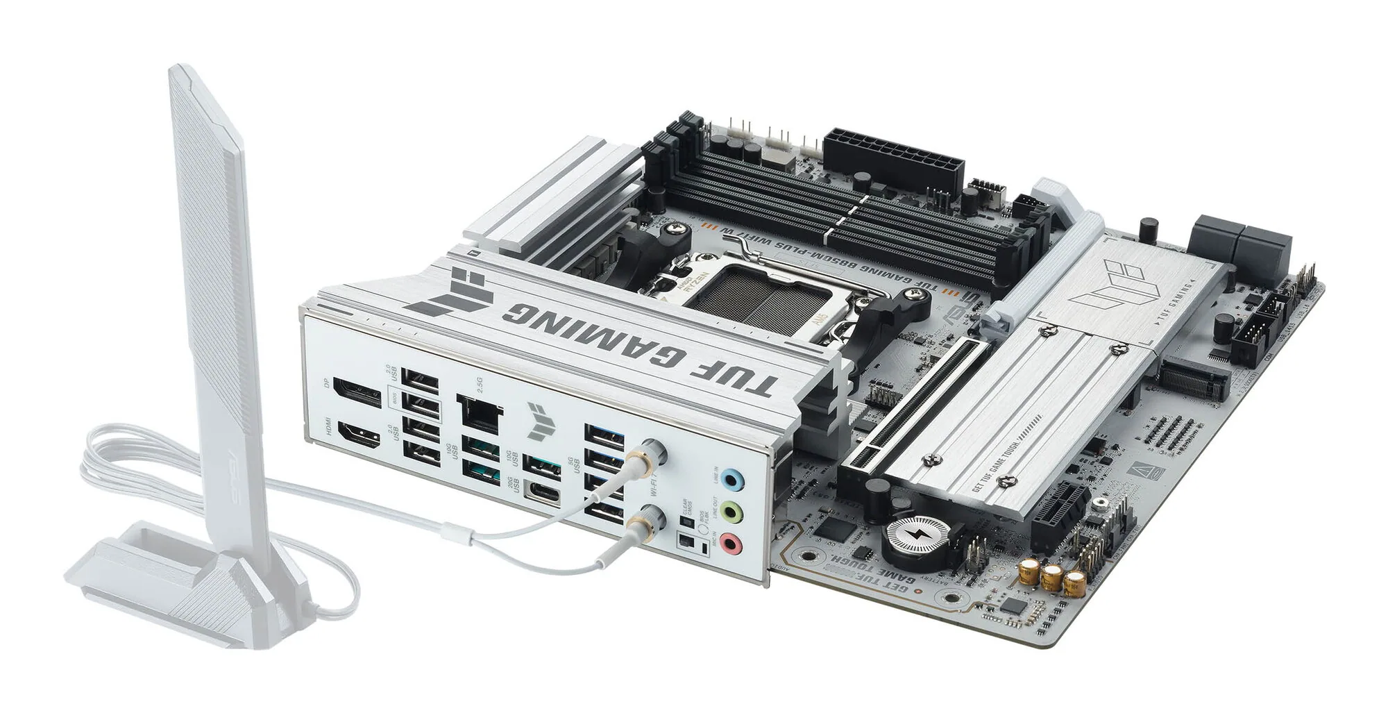 ASUS TUF GAMING B850M-PLUS WIFI7 W AMD B850 Sockel AM5 micro ATX – Bild 7