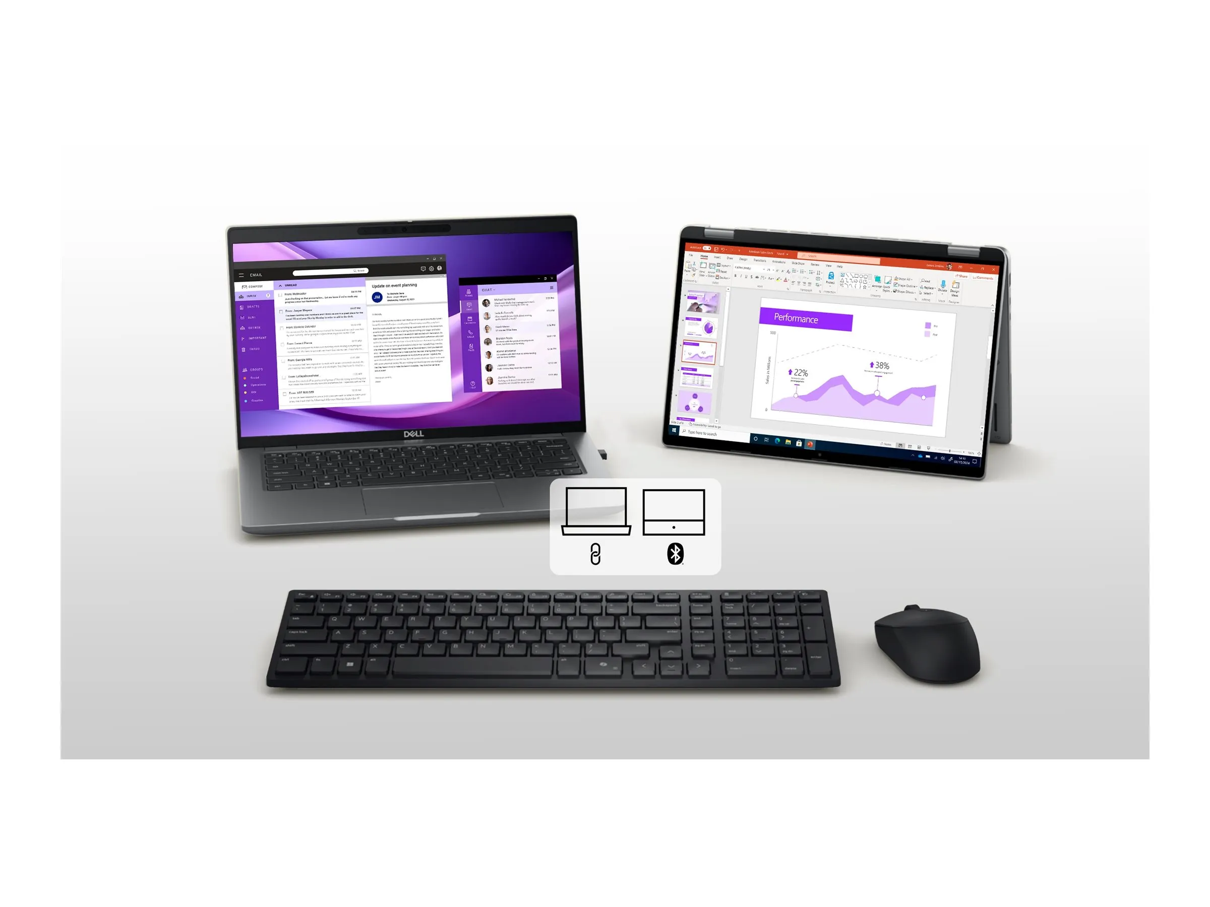 Dell Maus Optisch lautlos 2,4GHz/4020DPI