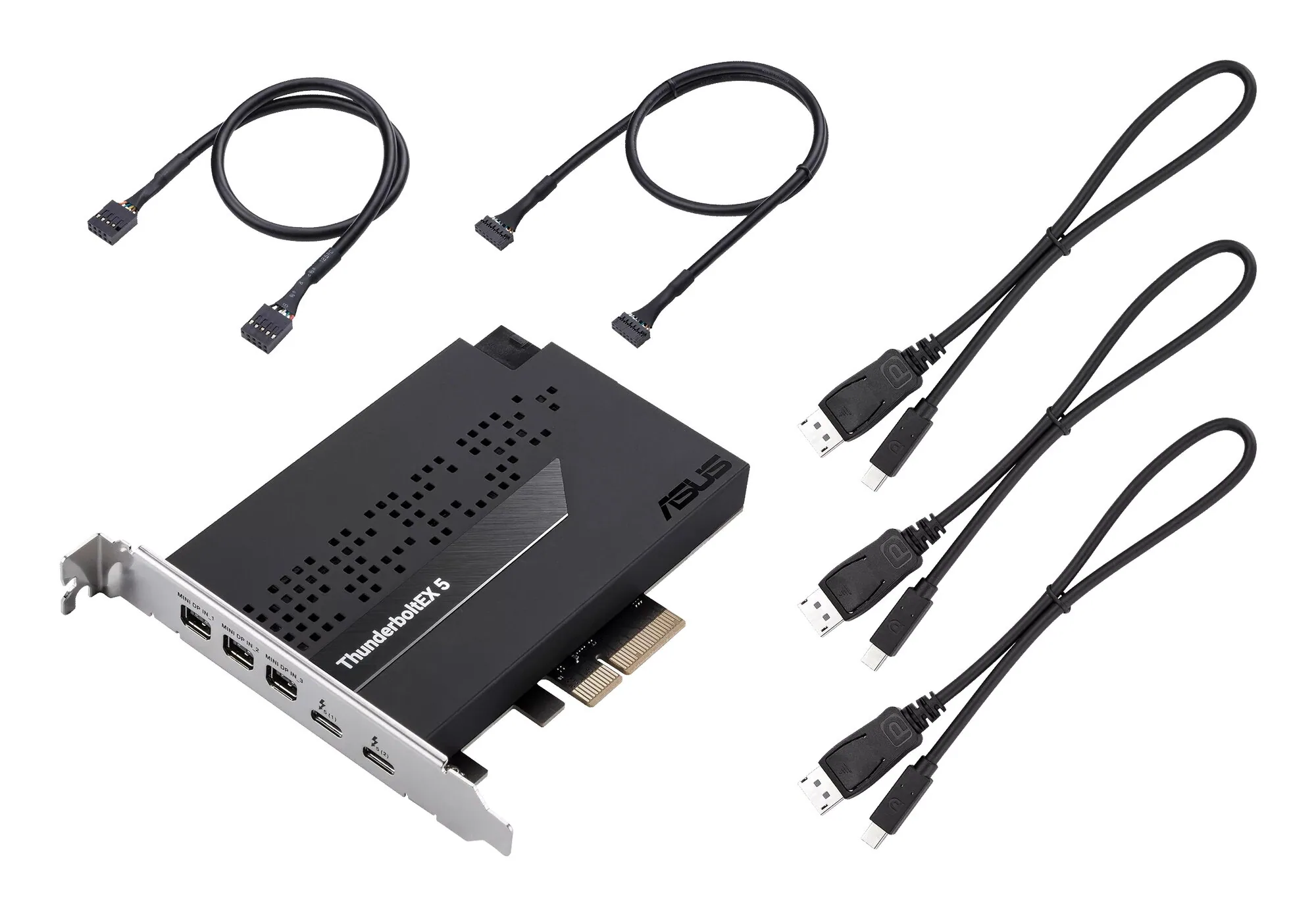 ASUS ThunderboltEX 5 Schnittstellenkarte/Adapter Eingebaut Mini DisplayPort, PCIe, USB 2.0, Thunderbolt 5 – Bild 5