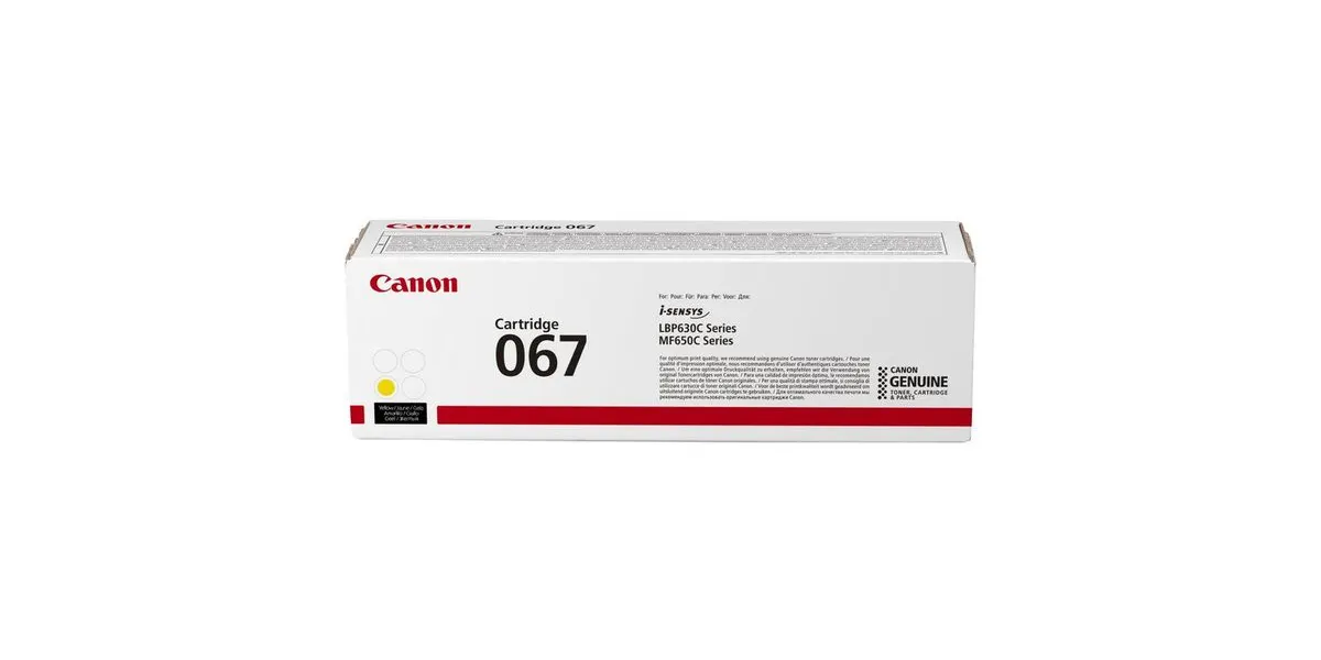 Canon Toner 067 Y yellow 1250 Seiten