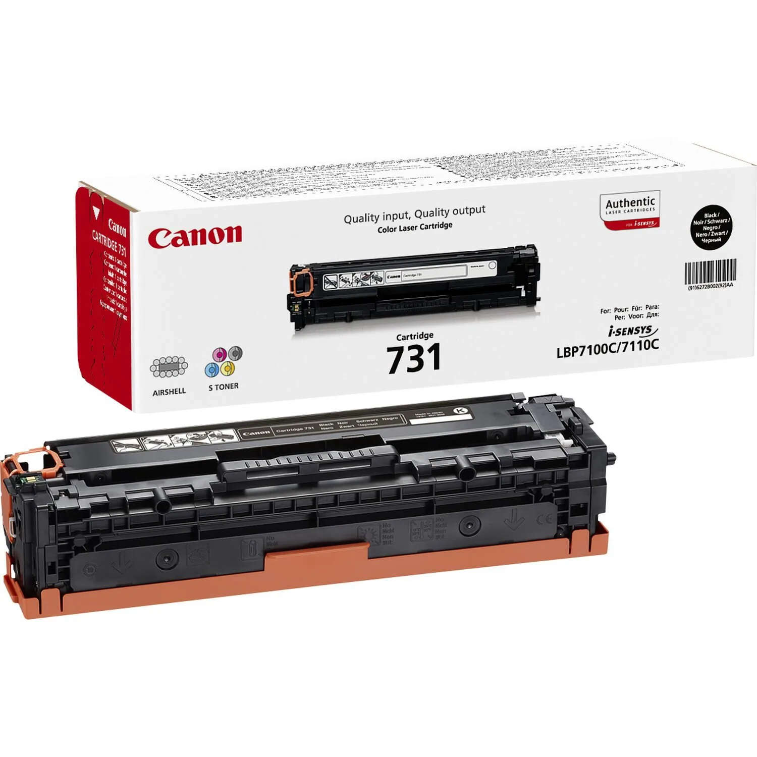 Canon 731 Tonerkartusche 1 Stück(e) Original Schwarz – Bild 1