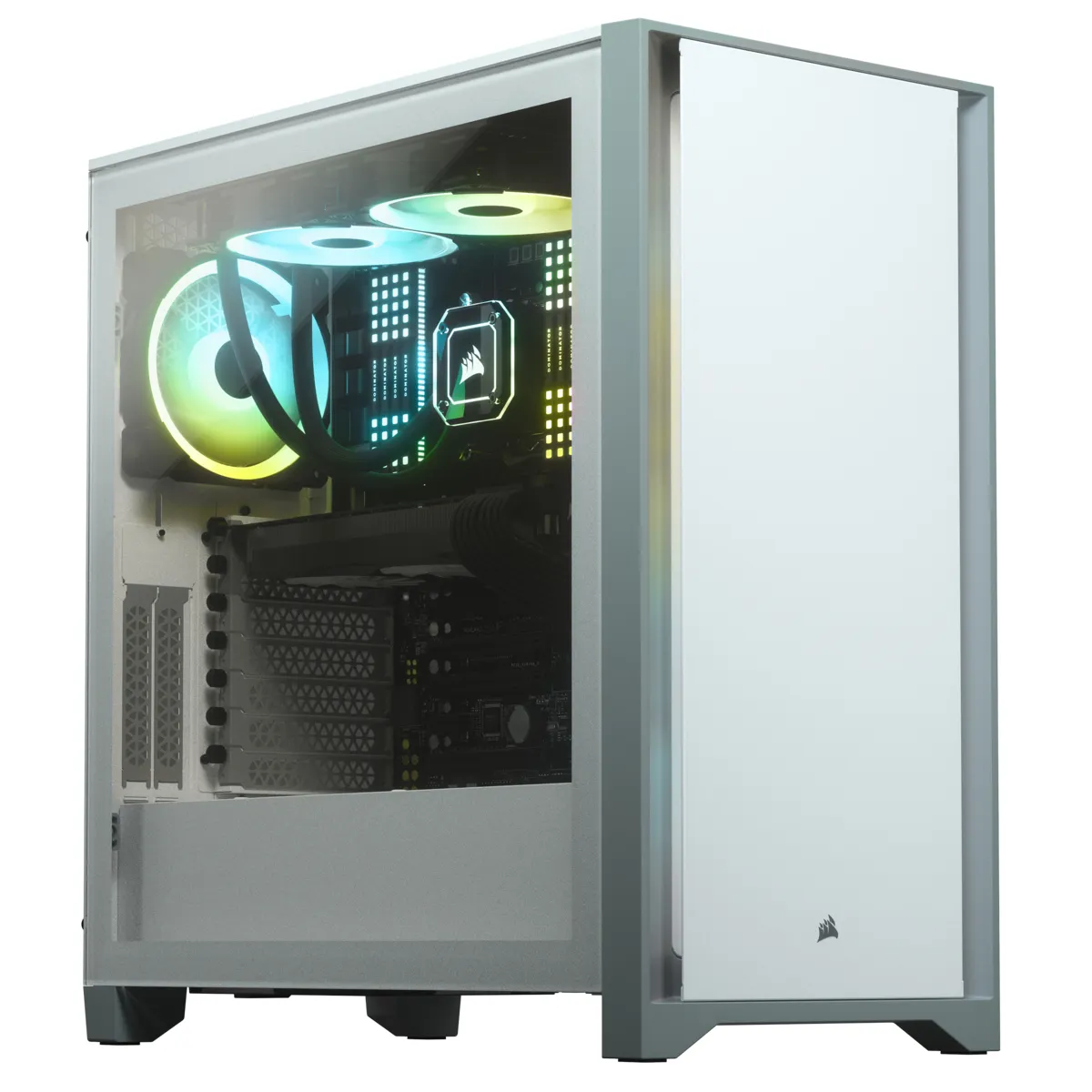 Corsair Geh Midi 4000D (Tempered Glass) White