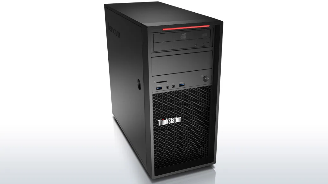 Lenovo ThinkStation P300 Intel® Core™ i7 i7-4790 4 GB DDR3-SDRAM 256 GB SSD Windows 7 Professional Tower Arbeitsstation – Bild 1