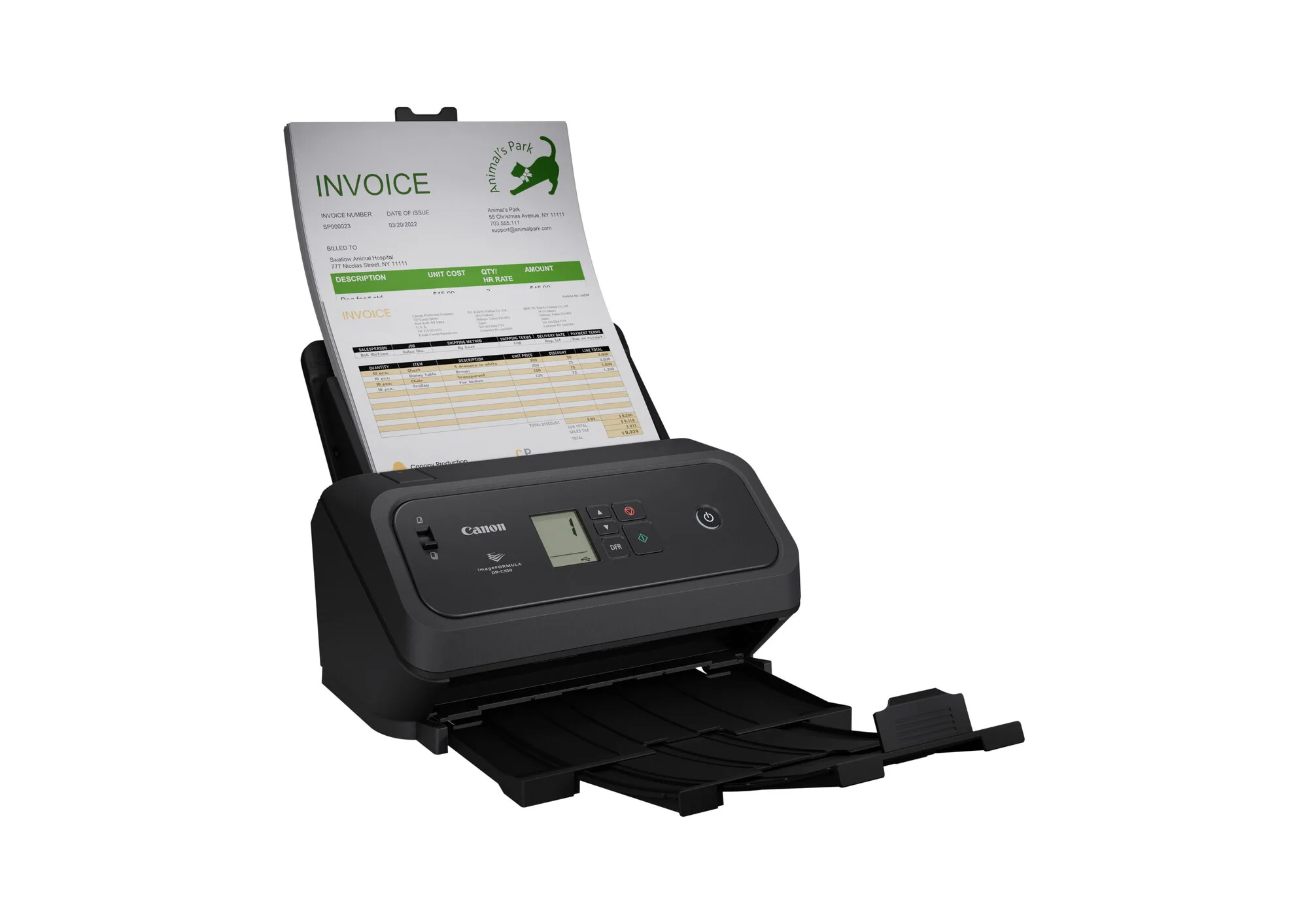 Canon DR-C340 ADF-Scanner 600 x 600 DPI A4 Schwarz – Bild 4