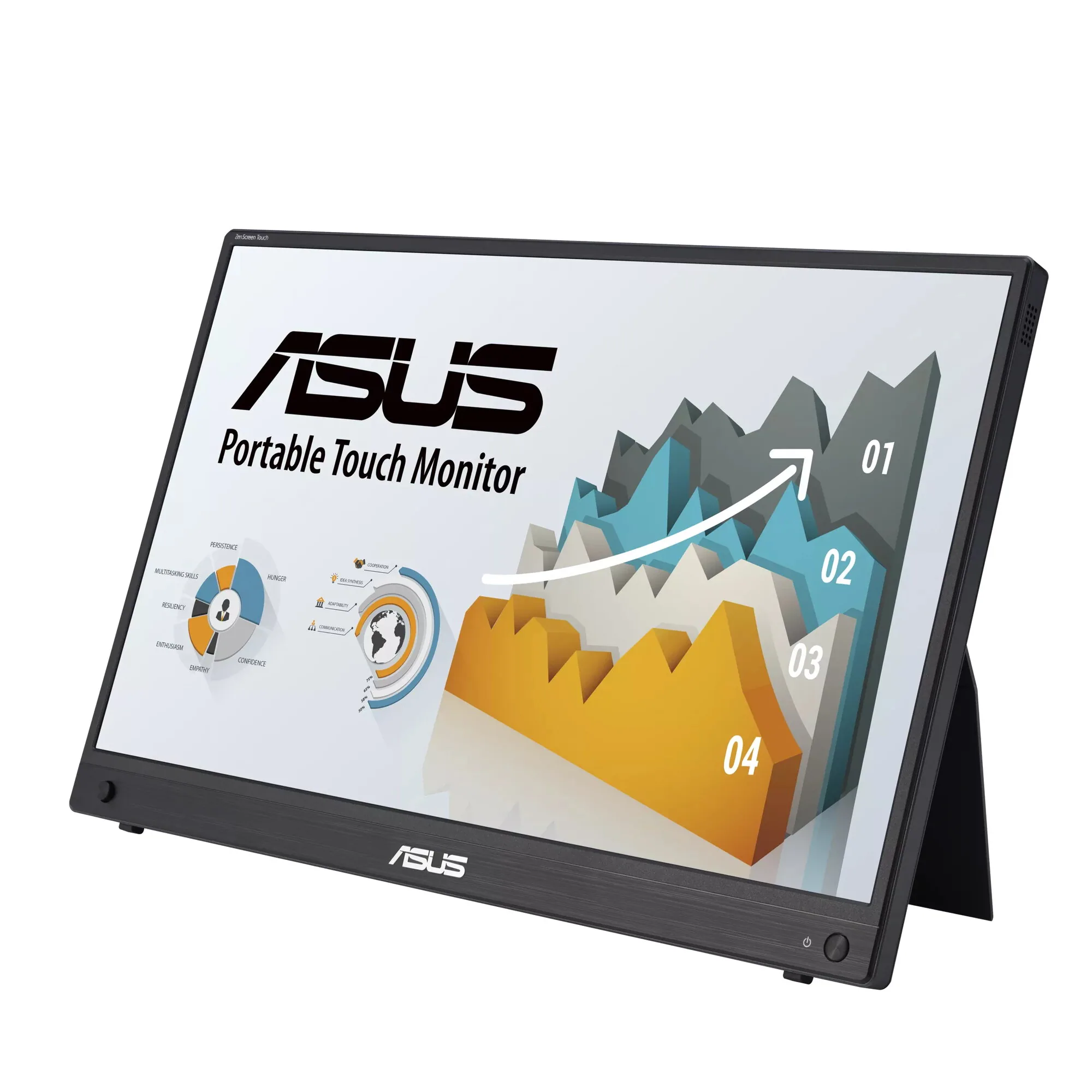 ASUS ZenScreen MB16AMTR Computerbildschirm 39,6 cm (15.6") 1920 x 1080 Pixel Full HD LCD Touchscreen Schwarz – Bild 4