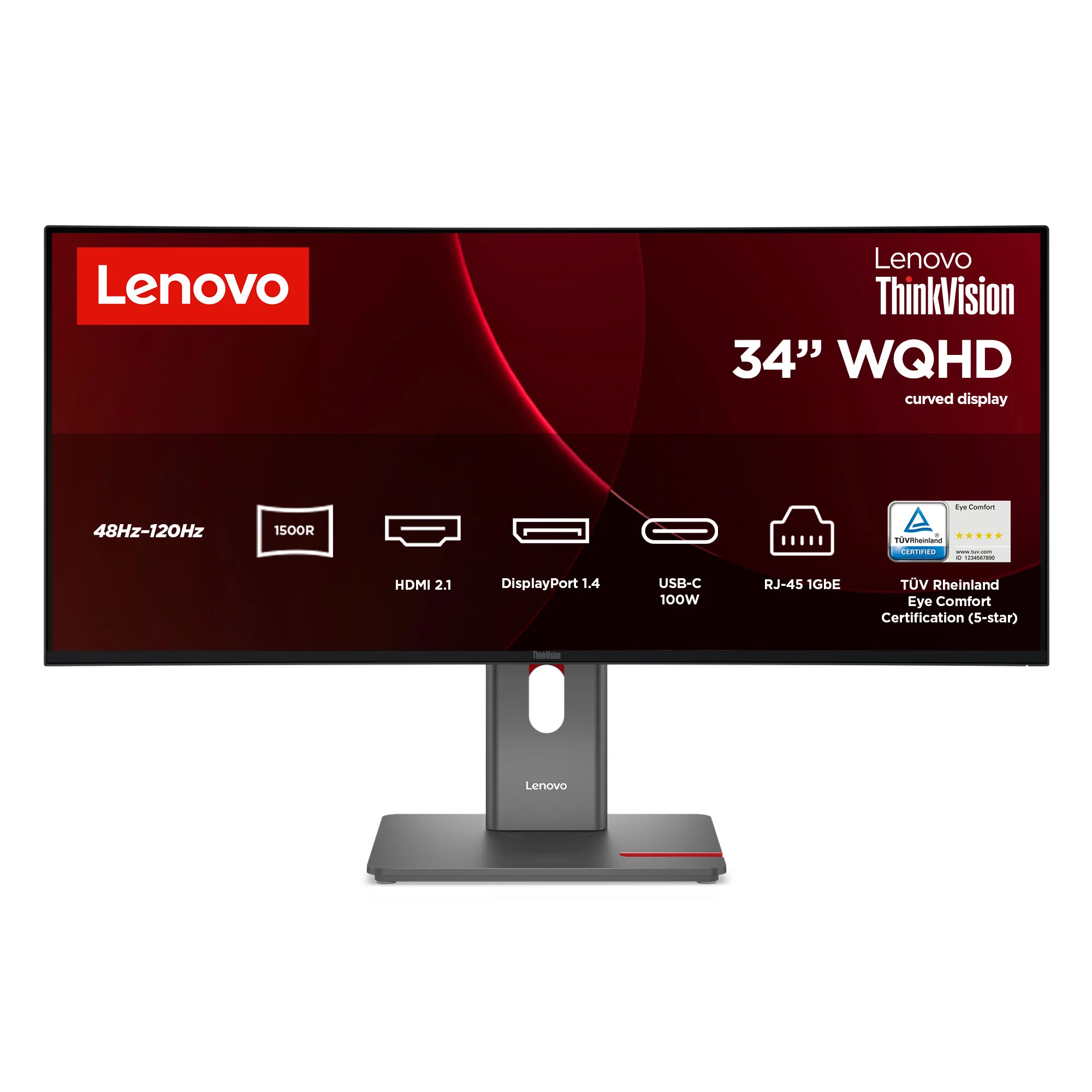 Lenovo ThinkVision T34WD-40 Monitor – Bild 1