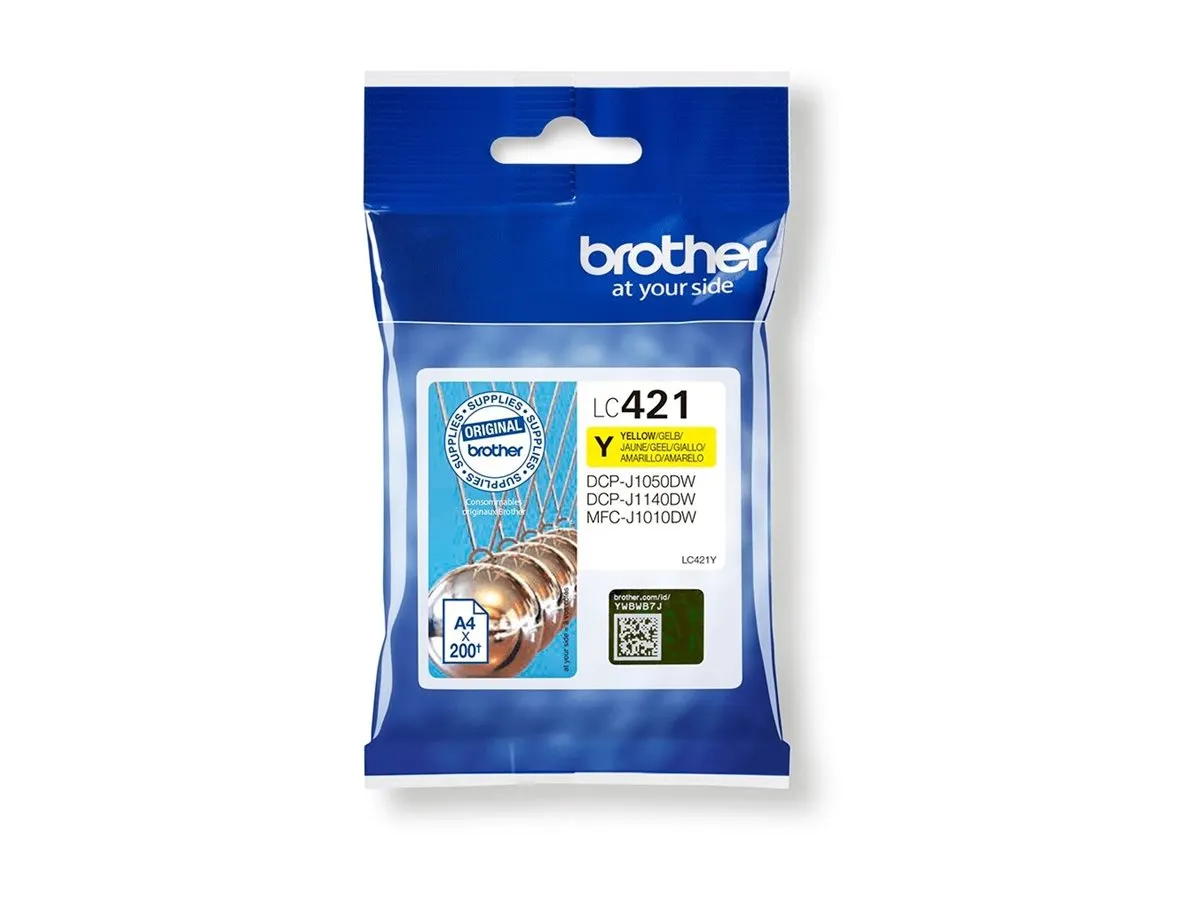 Brother LC-421Y Druckerpatrone Original Gelb