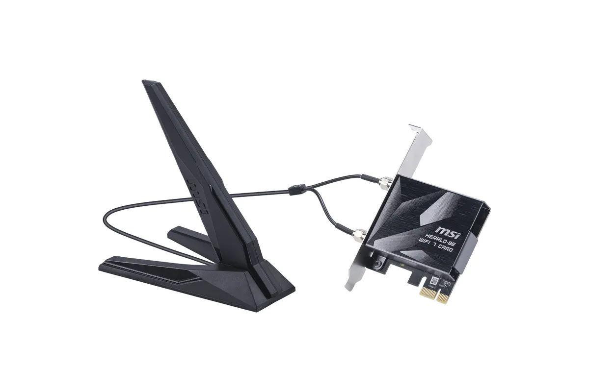 MSI Herald BE9400 WiFi7 PCIe x1 card (Bulk)