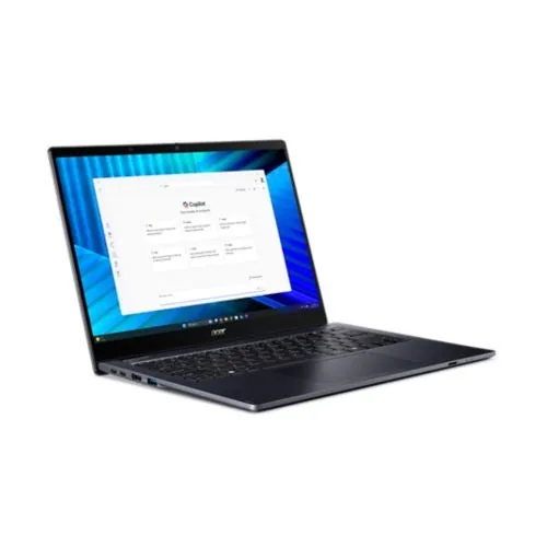 Acer TravelMate TMP414RN-55-TCO-58UA Intel Core Ultra 5 225U Hybrid (2-in-1) 35,6 cm (14") Touchscreen WUXGA 16 GB DDR5-SDRAM 512 GB SSD Wi-Fi 7 (802.11be) Windows 11 Pro Blau QWERTZ Deutsch – Bild 3