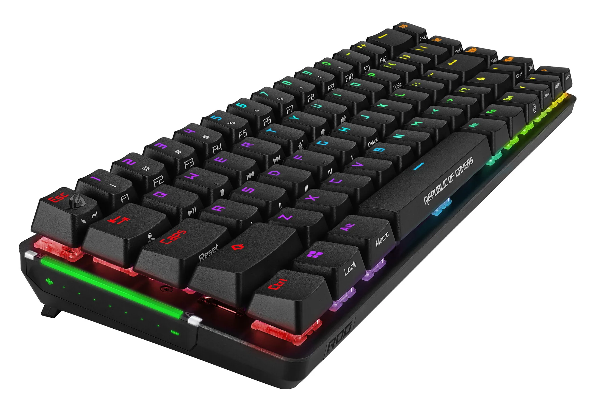 ASUS ROG Falchion Tastatur Gaming RF kabellos + USB QWERTZ Deutsch Schwarz – Bild 5
