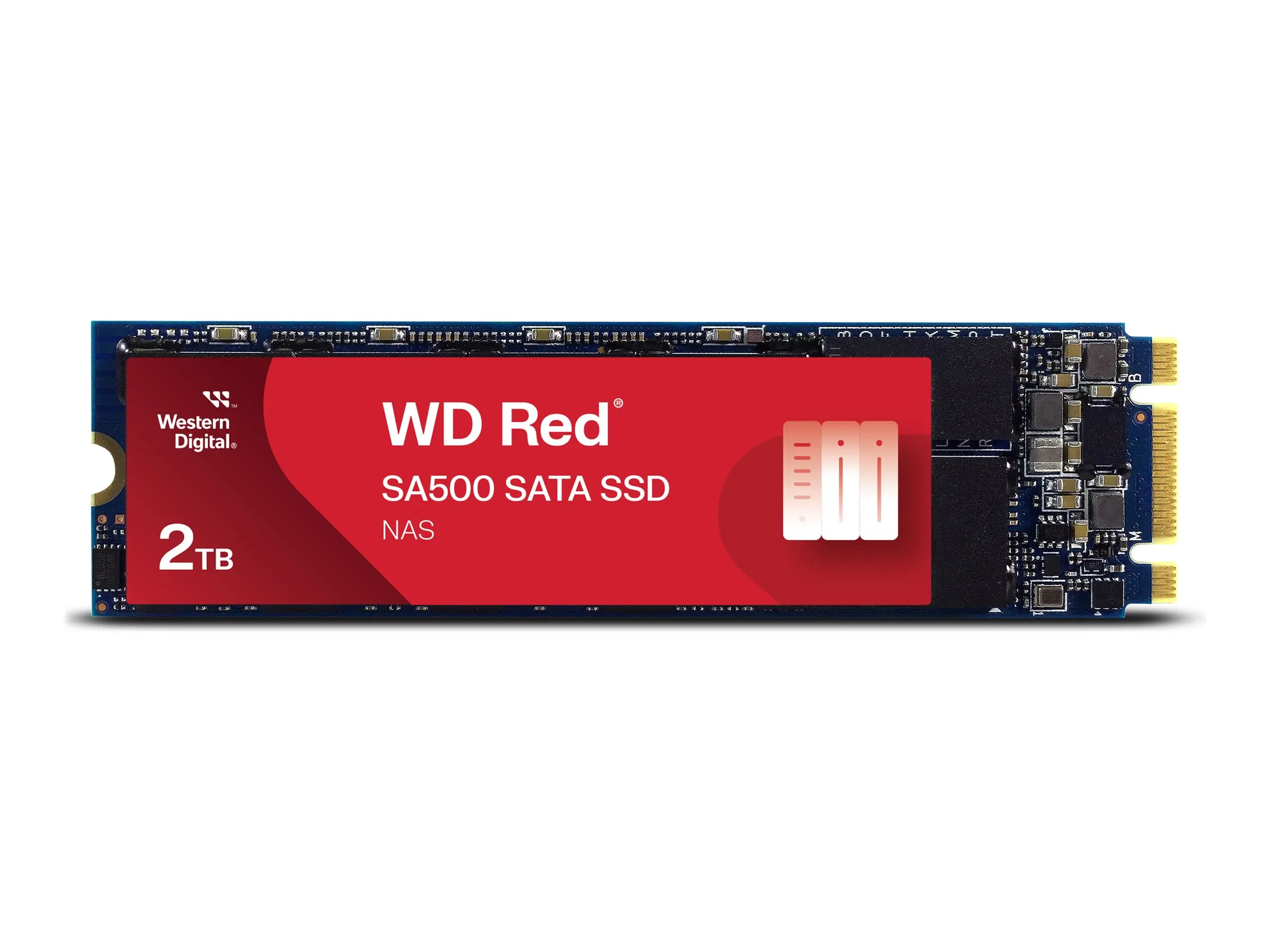 WD SSD M.2 2280 SATA3 SA500 intern Rot