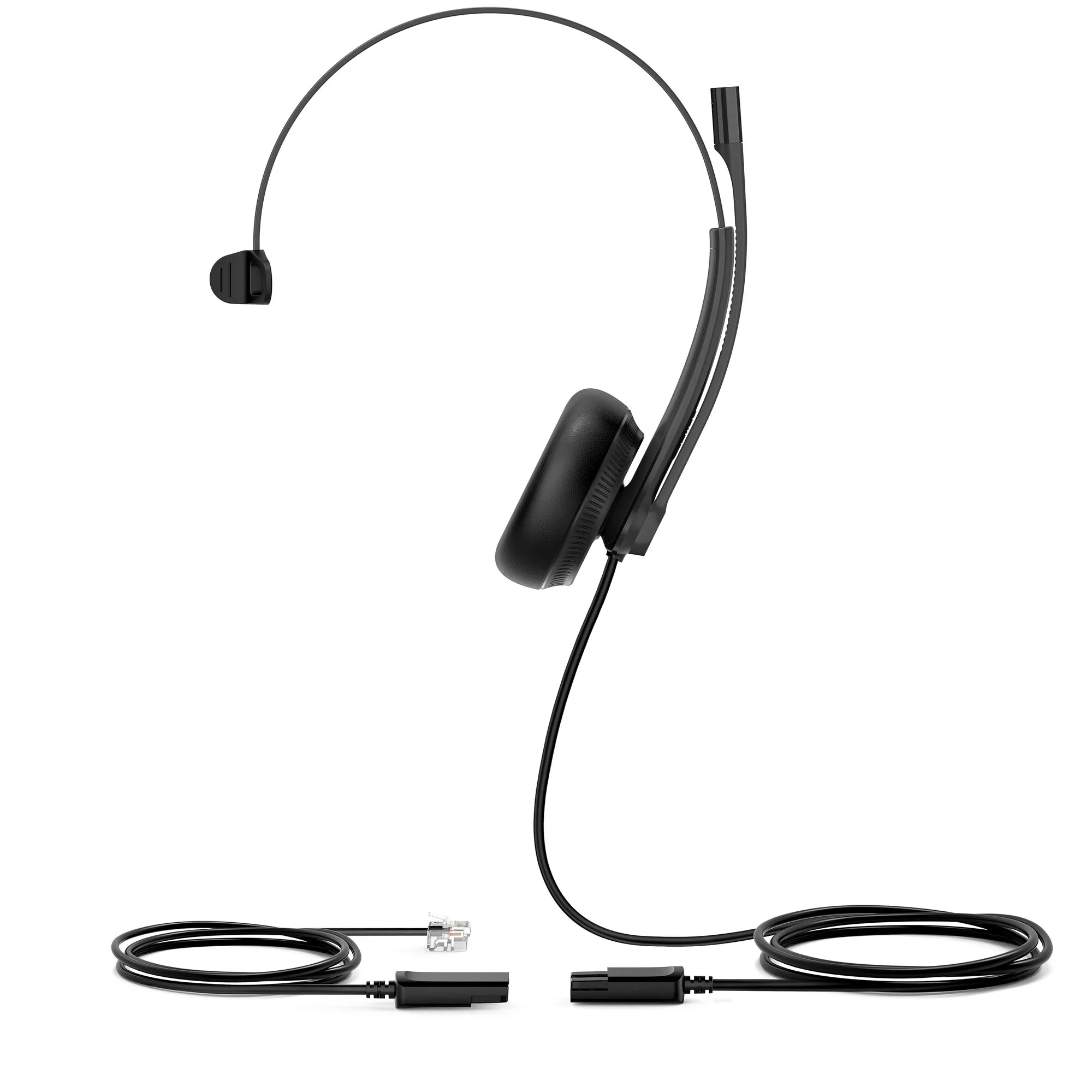 Yealink YHS34 Kopfhörer Kabelgebunden Kopfband Büro/Callcenter Schwarz – Bild 3