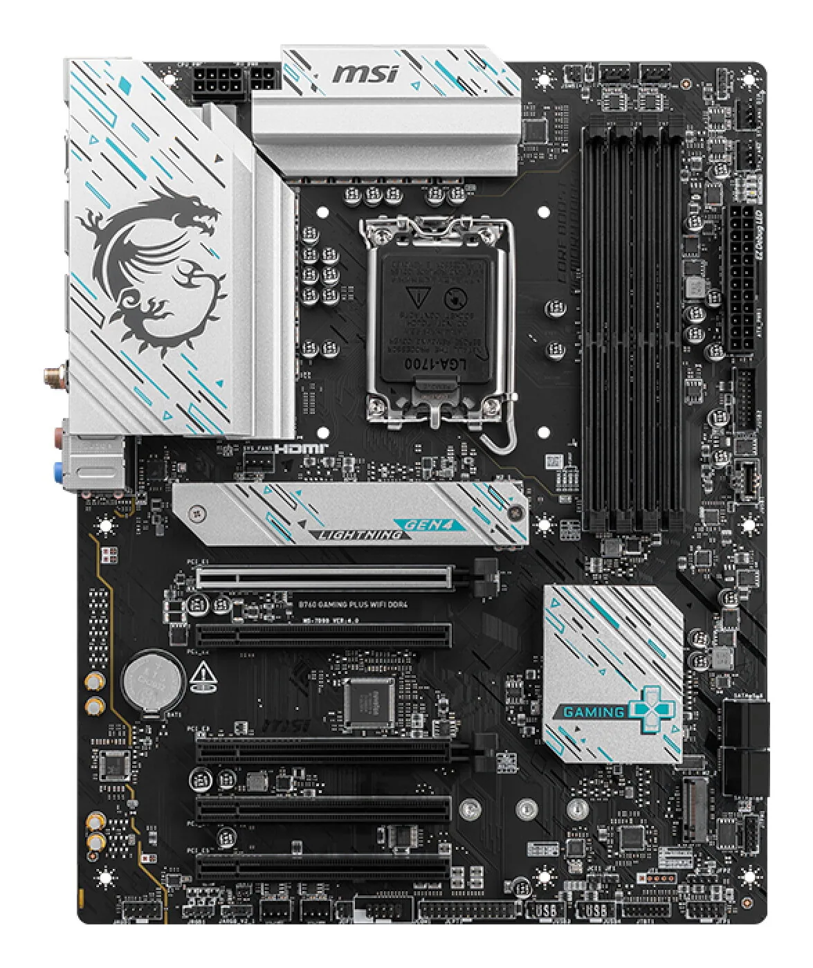 MSI B760 GAMING PLUS WIFI DDR4 Motherboard Intel B760 LGA 1700 ATX – Bild 2