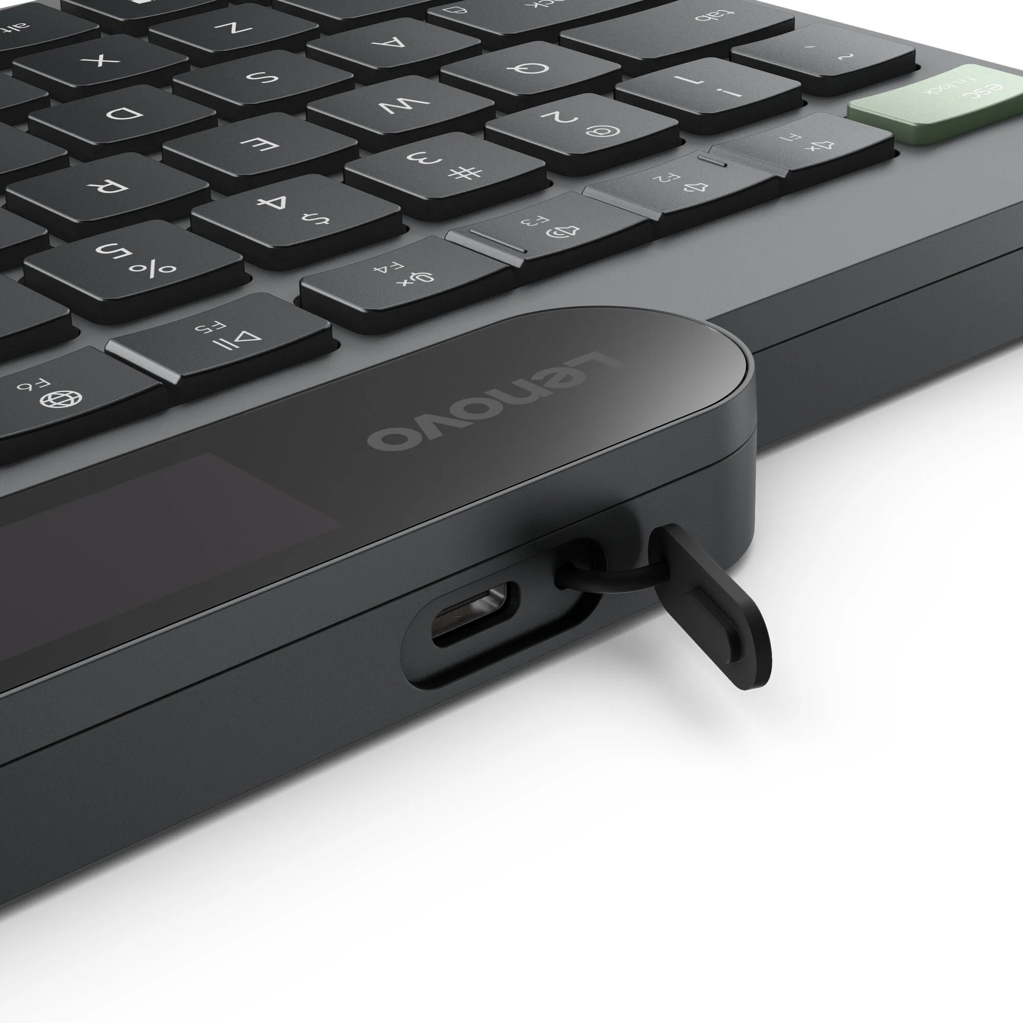 Lenovo 4Y41R69490 Tastatur Heimbüro Bluetooth Deutsch Schwarz, Grün – Bild 6