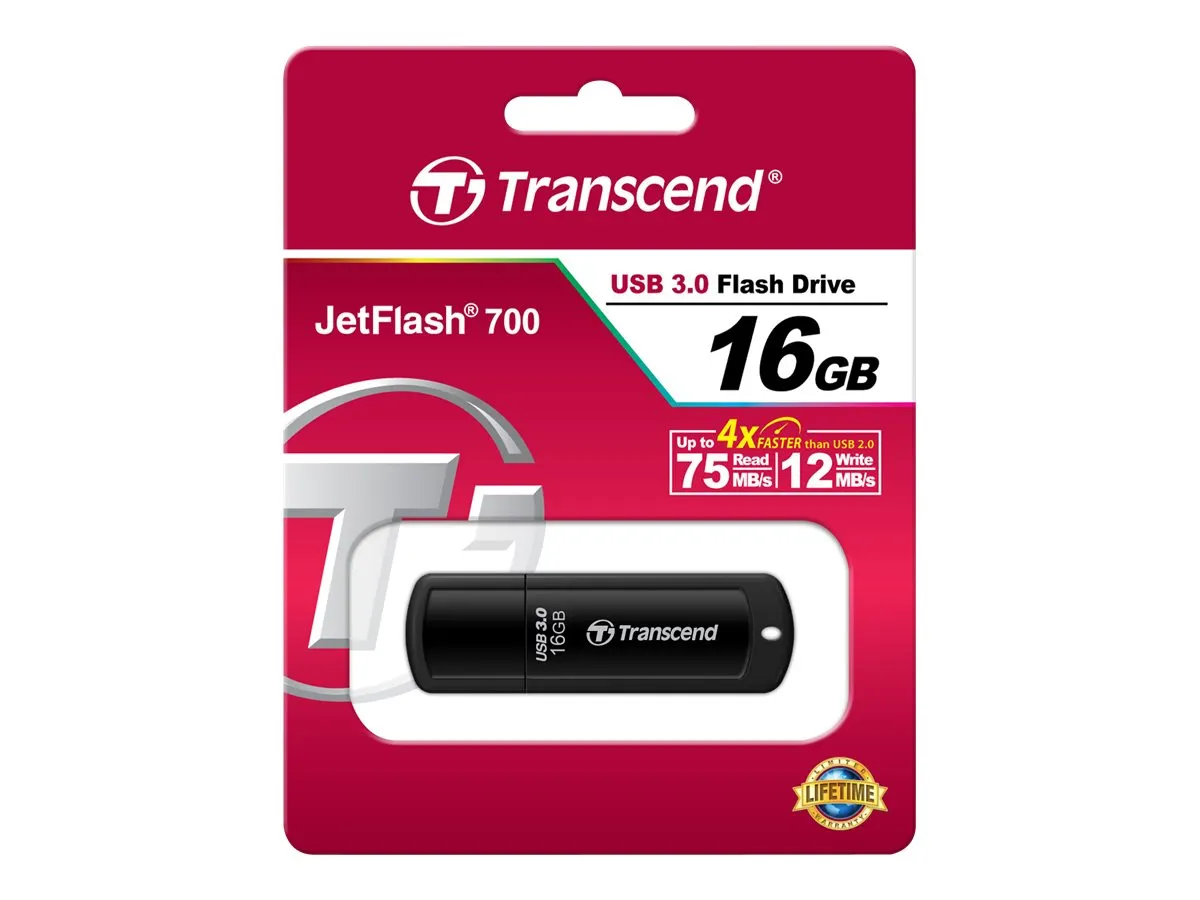 Transcend USB-Stick JetFlash 700 USB3.1 Schwarz