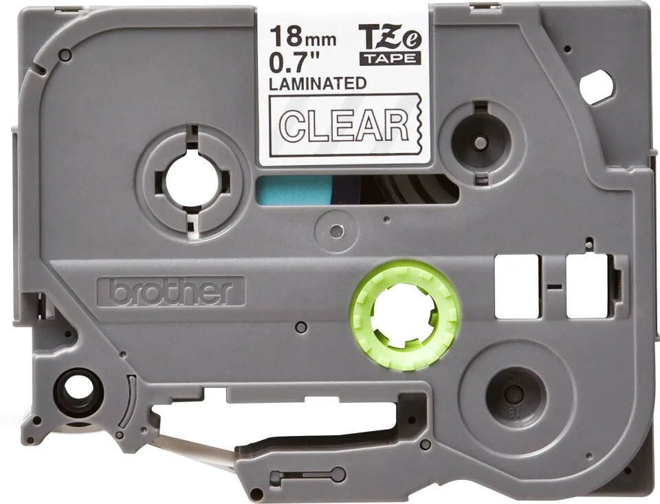 Brother TZE-145 Etiketten erstellendes Band Weiss auf Transparent – Bild 1