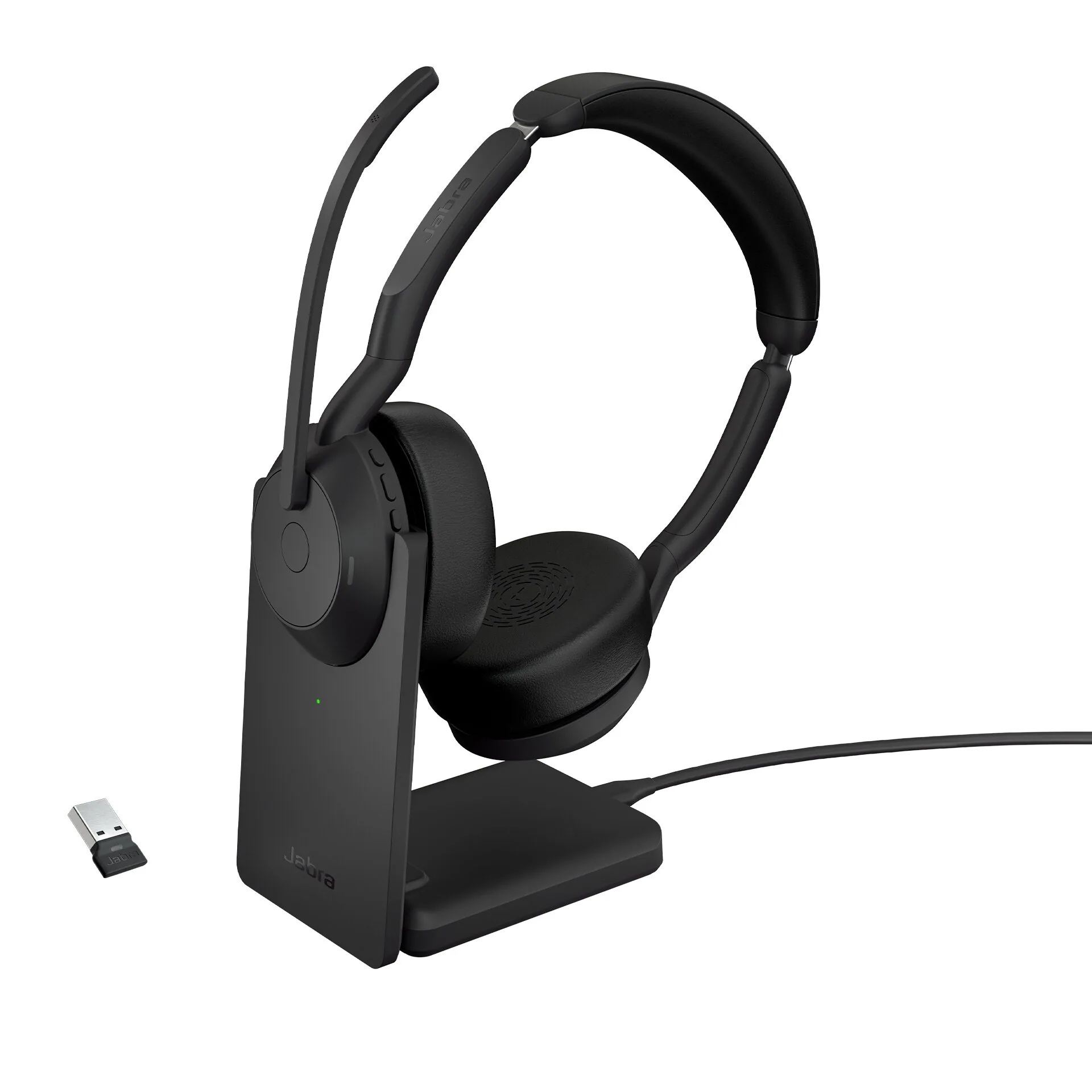 Jabra Evolve2 55 Kopfhörer Kabellos Kopfband Büro/Callcenter USB Typ-C Bluetooth Ladestation – Bild 1