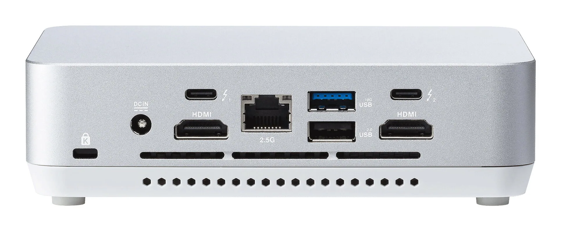 ASUS NUC 14 Pro+ RNUC14RVSU9089A2I Intel Core Ultra 9 185H 32 GB DDR5-SDRAM 1 TB SSD Windows 11 Home UCFF Mini-PC Weiß – Bild 2