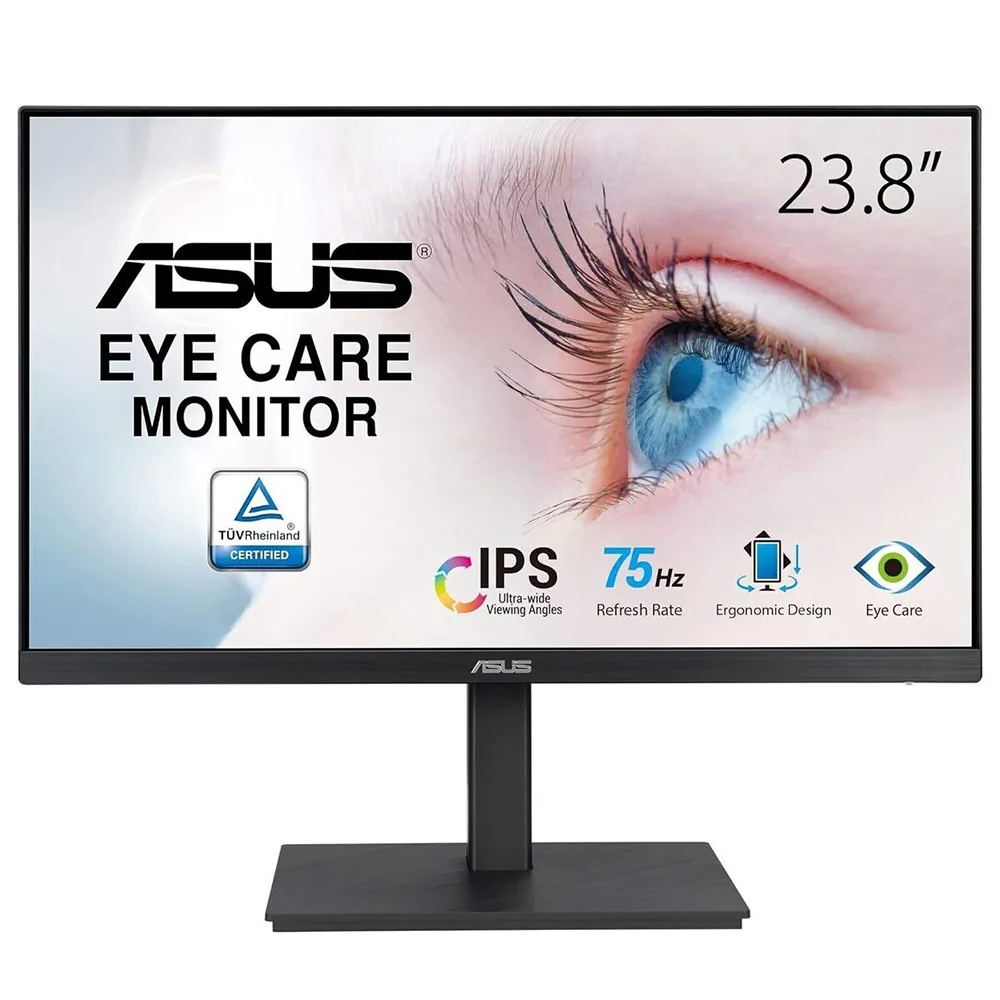 ASUS VA24EQSB Computerbildschirm 60,5 cm (23.8") 1920 x 1080 Pixel Full HD LED Schwarz – Bild 1