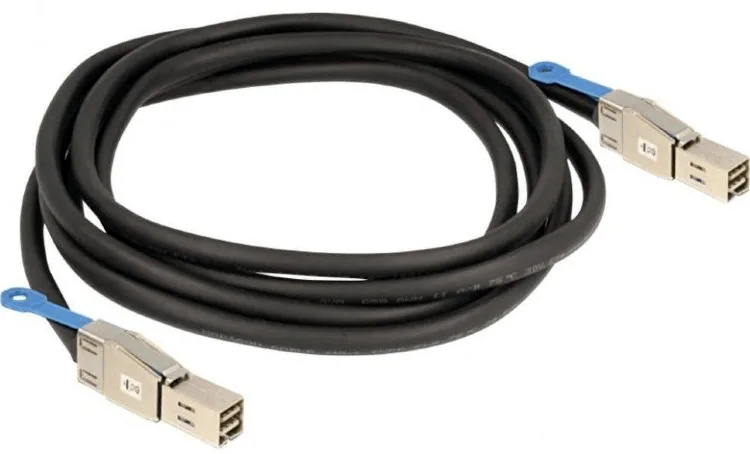 Lenovo 00YL847 Serial Attached SCSI (SAS)-Kabel 0,5 m 12 Gbit/s Schwarz – Bild 1