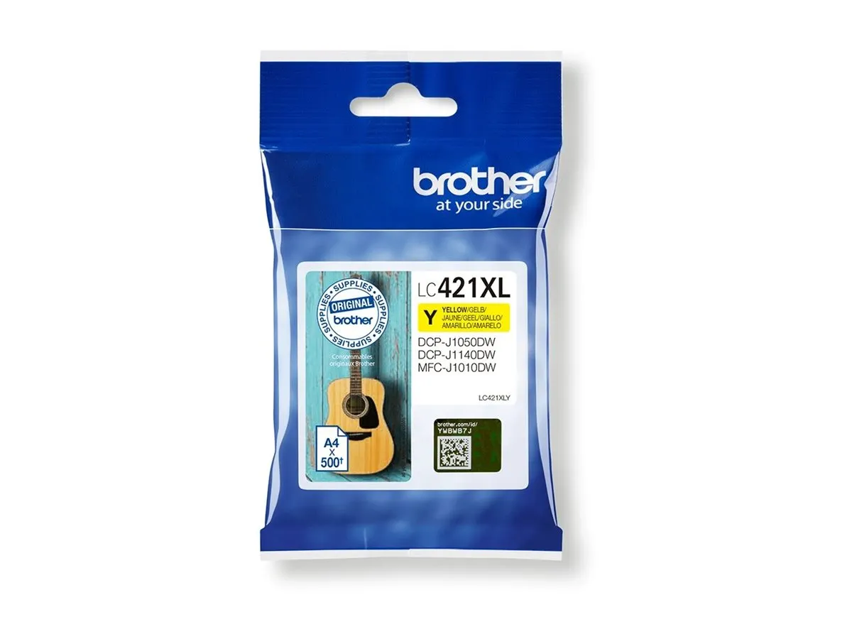 Brother LC-421XLY Druckerpatrone Original Hohe (XL-) Ausbeute Gelb