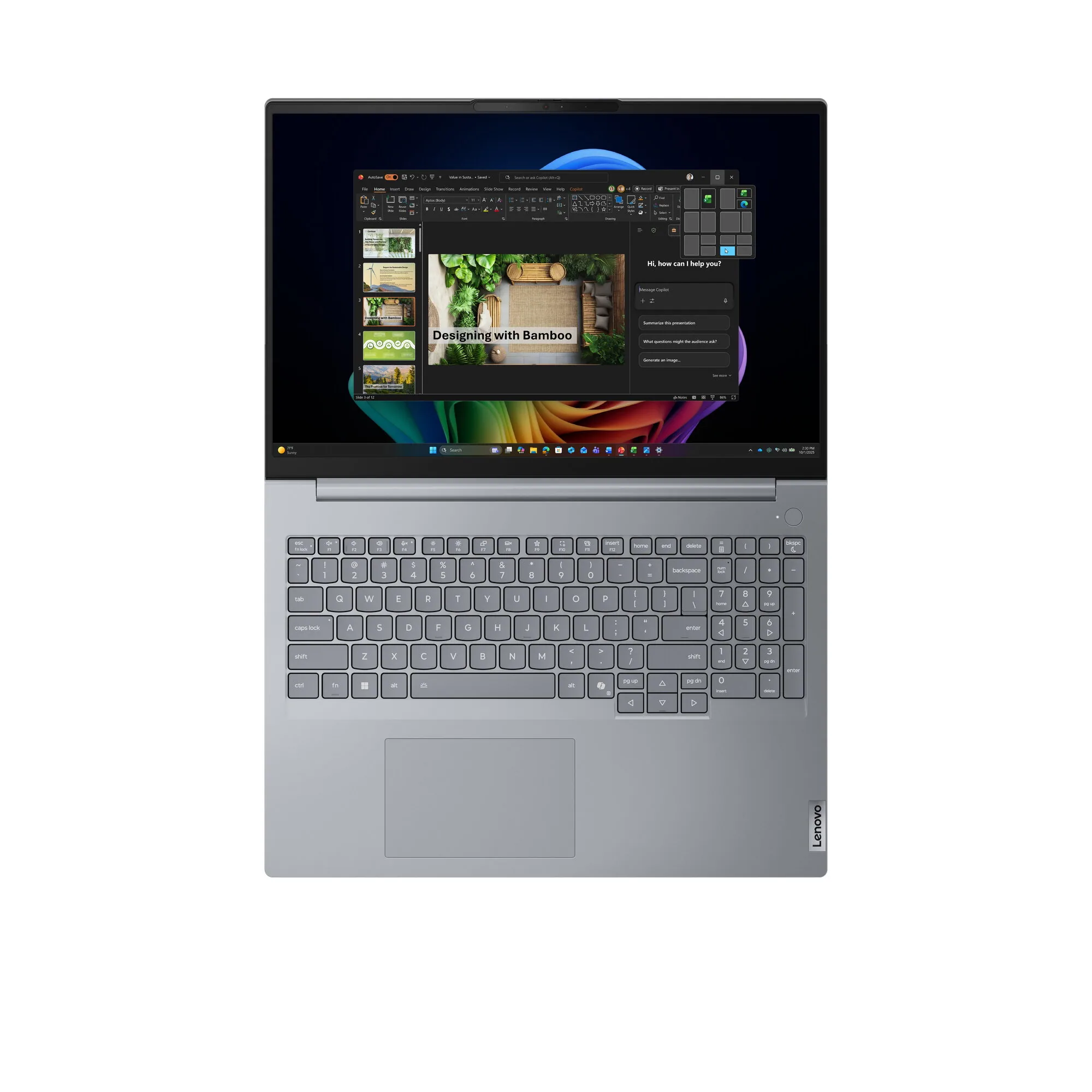Lenovo ThinkBook 16 G9 IPL Copilot+ PC Intel Core Ultra 5 325 Laptop 40,6 cm (16") WUXGA 32 GB DDR5-SDRAM 1 TB SSD Wi-Fi 7 (802.11be) Windows 11 Pro Grau Deutsch – Bild 5