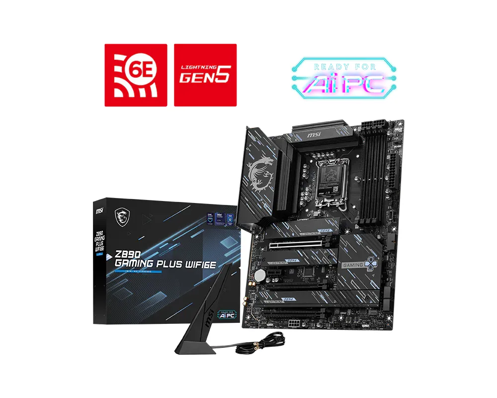 MSI Z890 GAMING PLUS WIFI6E Motherboard Intel Z890 LGA 1851 (Socket V1) ATX – Bild 4
