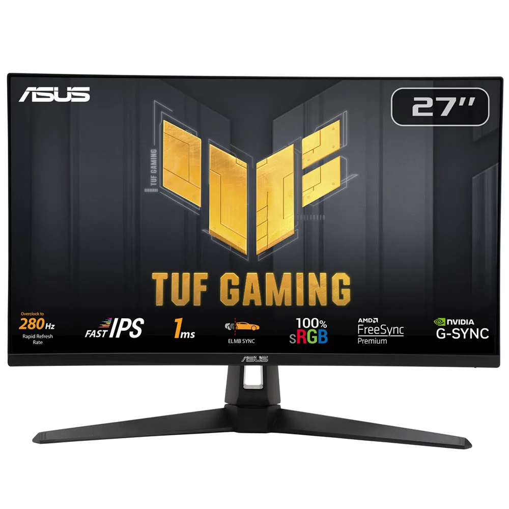 ASUS TUF Gaming VG279QM1A Computerbildschirm 68,6 cm (27") 1920 x 1080 Pixel Full HD LCD Schwarz – Bild 1